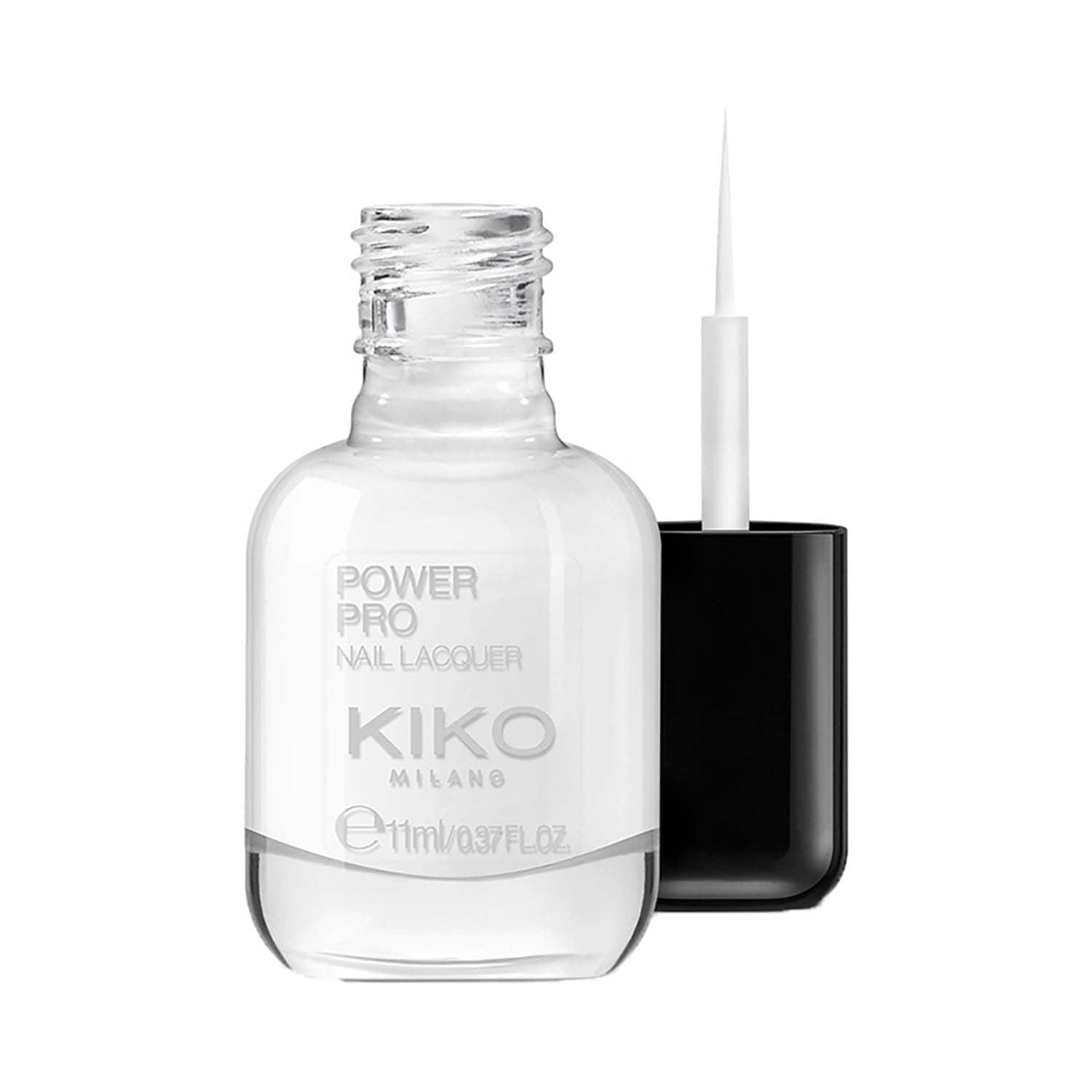 KIKO Milano | KIKO Milano Power Pro Nail Lacquer - 02 French White - thin brush (11 ml)