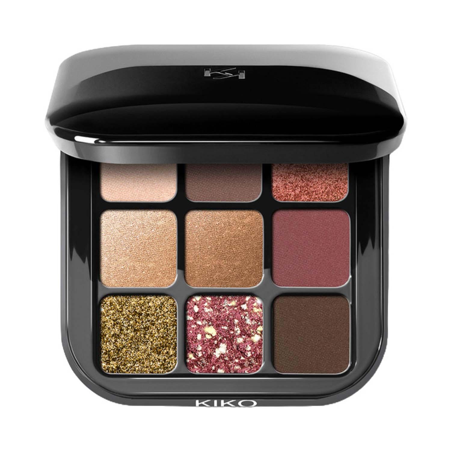 Kiko Milano | Kiko Milano Glamour Multi Finish Eyeshadow Palette - 03 Burgundy Notes (2.5 g)