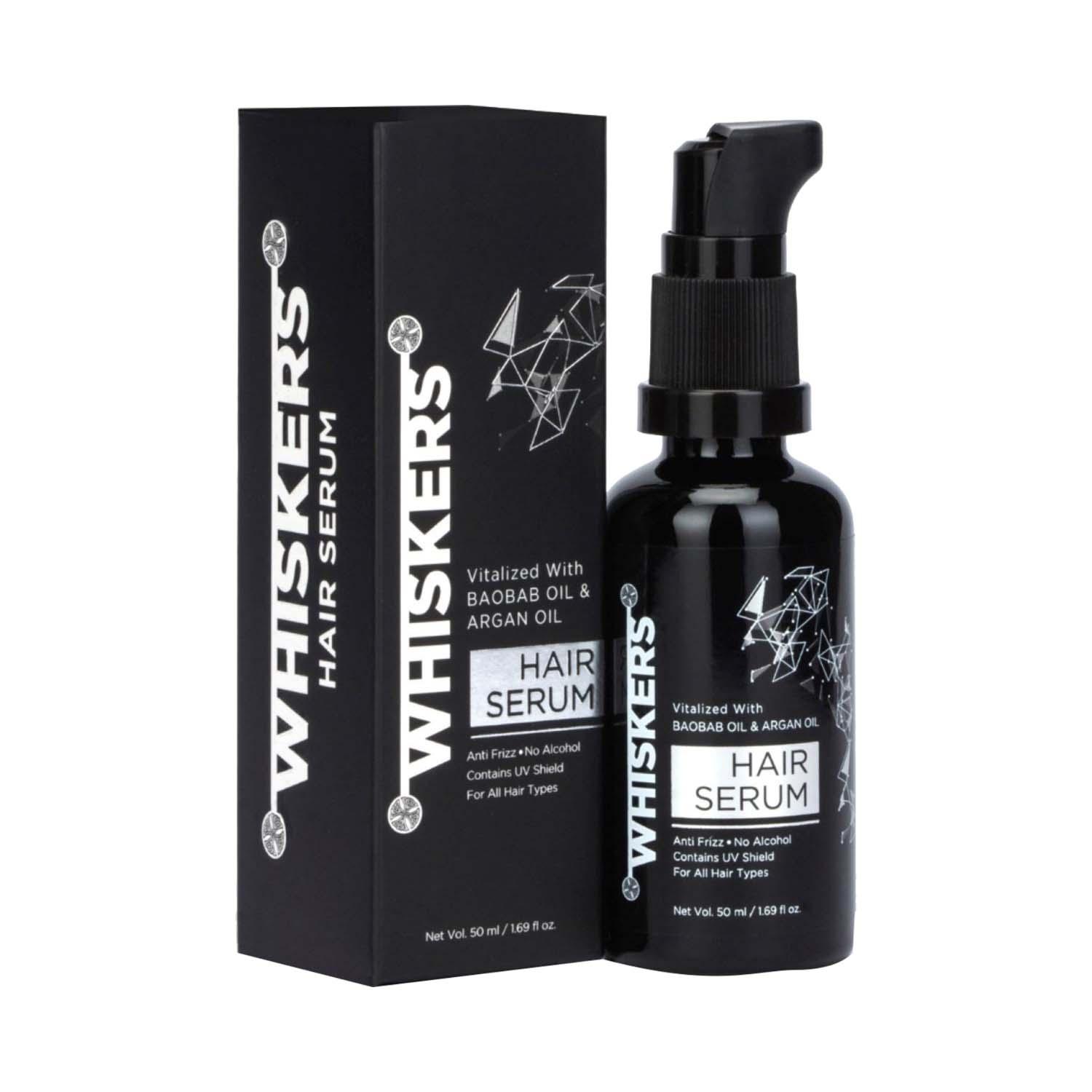 WHISKERS | WHISKERS Vitalized With Baobab Oil and Argan Oil Hair Serum For Men (50 ml)