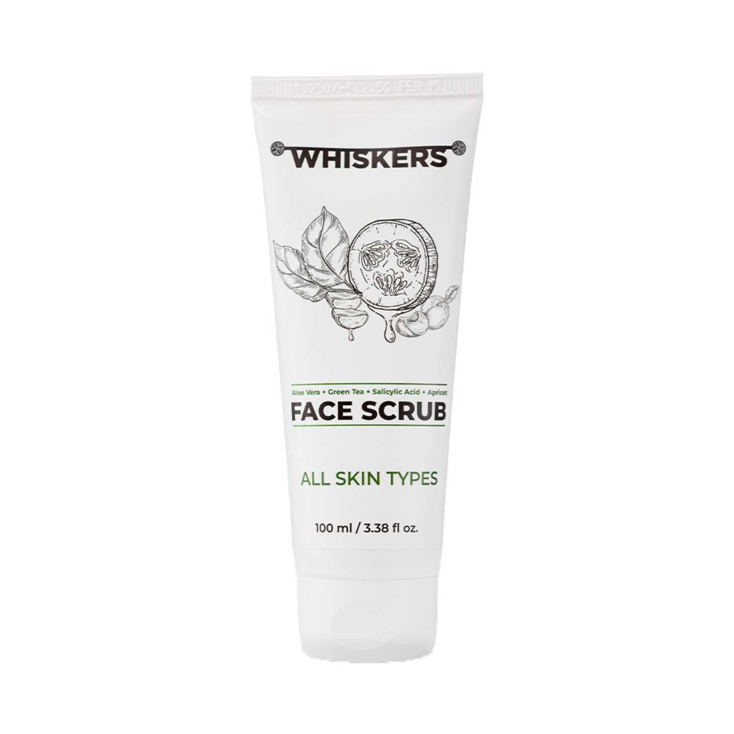 WHISKERS | WHISKERS Aloe Vera Face Scrub For Men (100 ml)