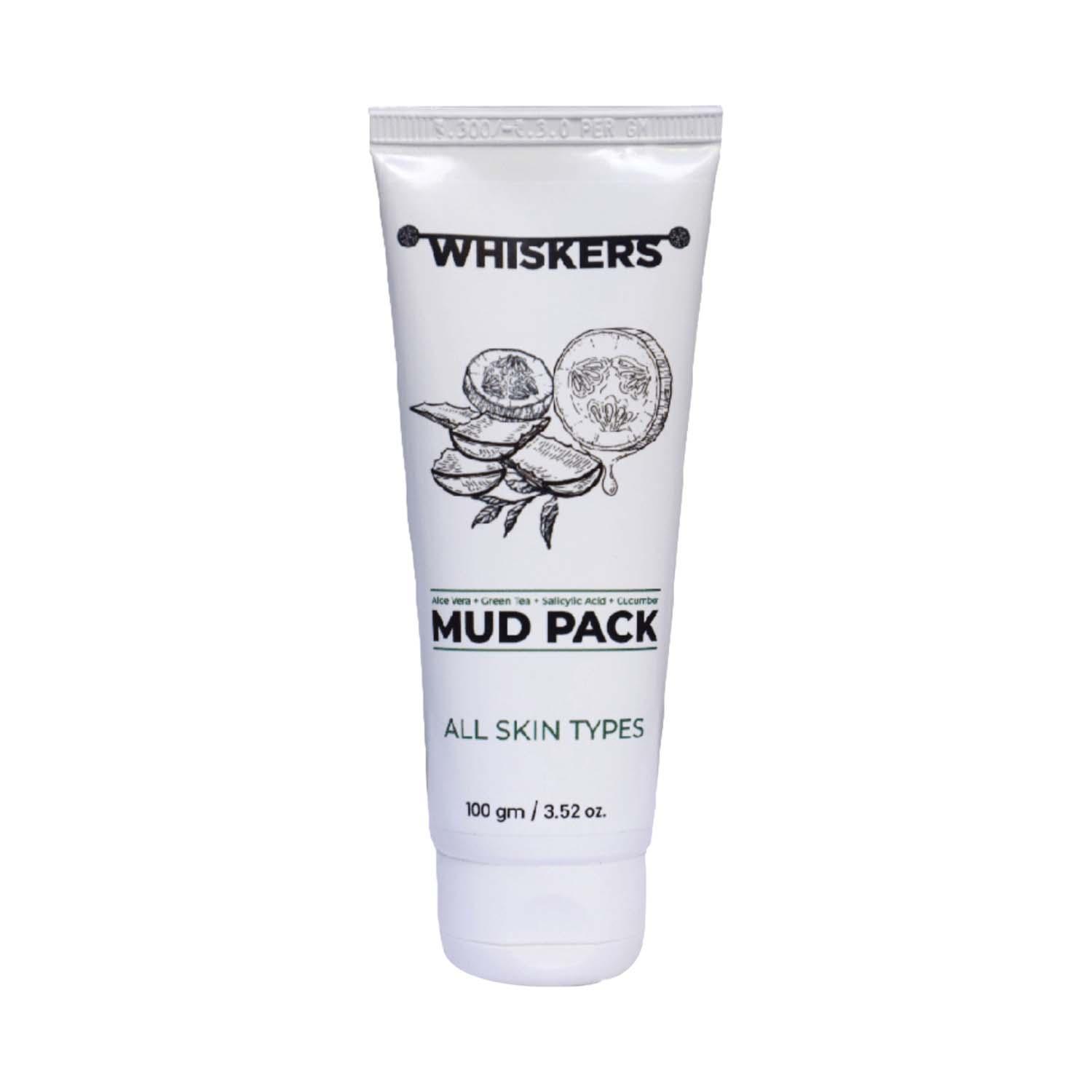 WHISKERS | WHISKERS Aloe Vera Mud Pack For Men (100 ml)