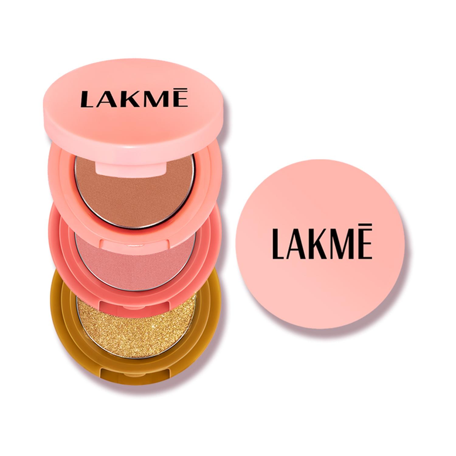 Lakme | Lakme 9to5 Eyeconic Shadow Stack - Nude Bomb (7 g)