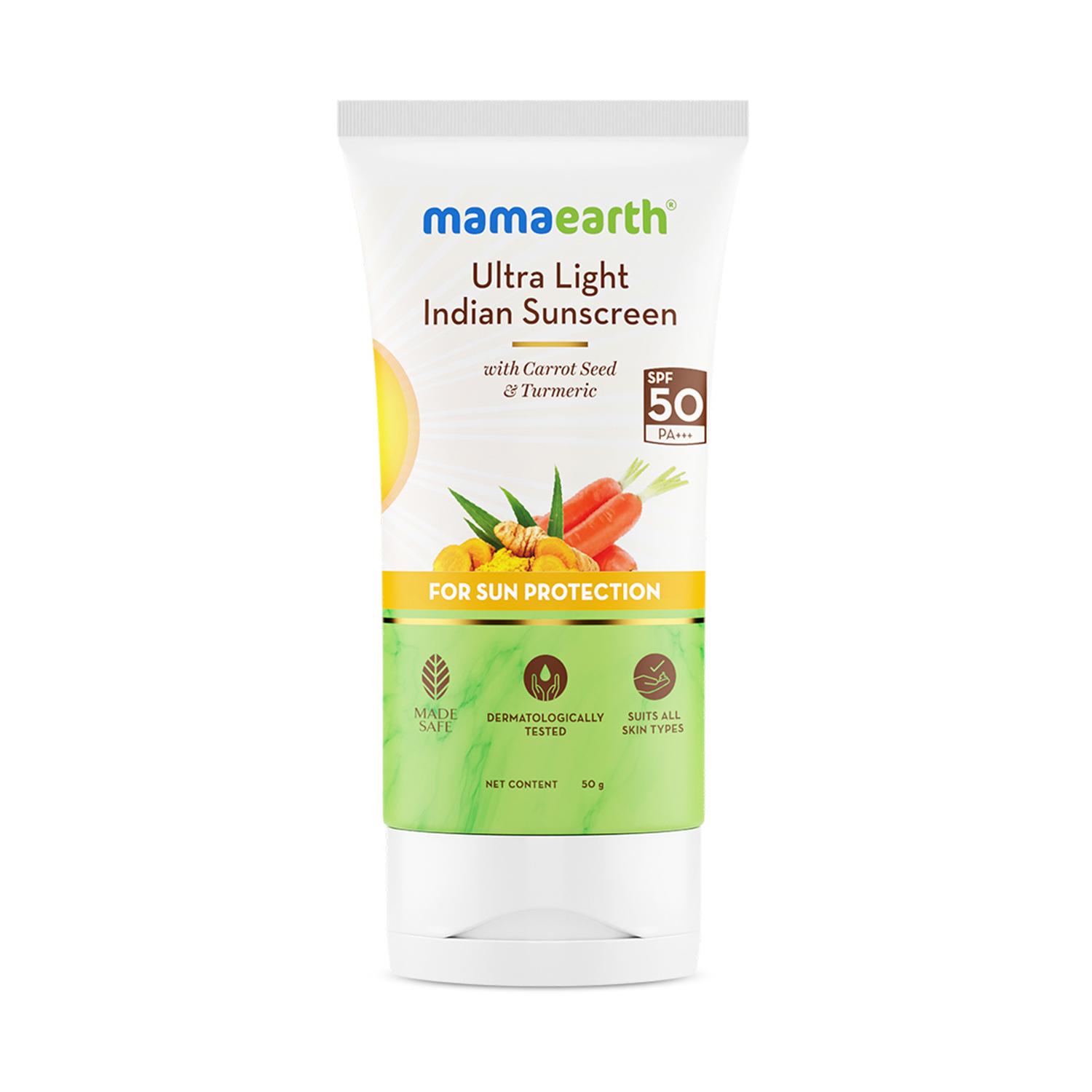 Mamaearth | Mamaearth Ultra Light indian Sunscreen (50 g)