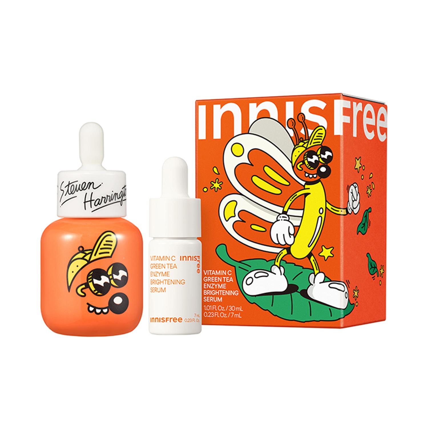 Innisfree | Innisfree x Steven Harrington Vitamin C Green Tea Enzyme Brightening Serum Limited Edition Set