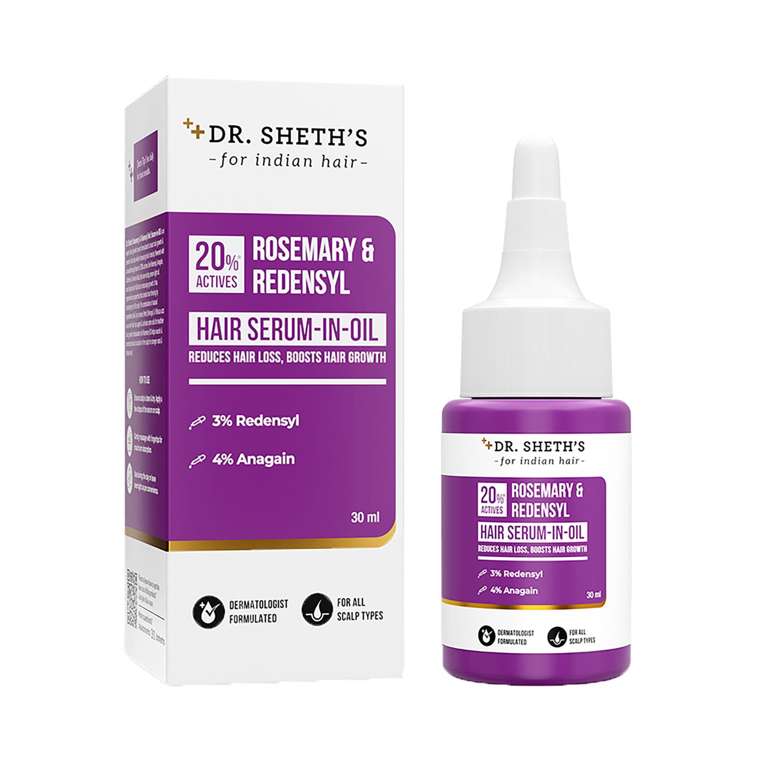 Dr. Sheth's | Dr. Sheth's Rosemary & Redensyl Hair Serum-In-Oil (30 ml)