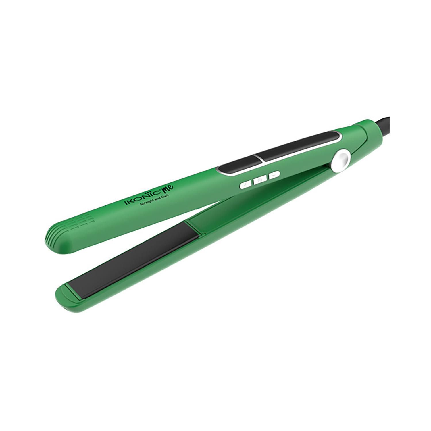 Ikonic Professional Me 2 In 1 Straight and Curl Slim - Green