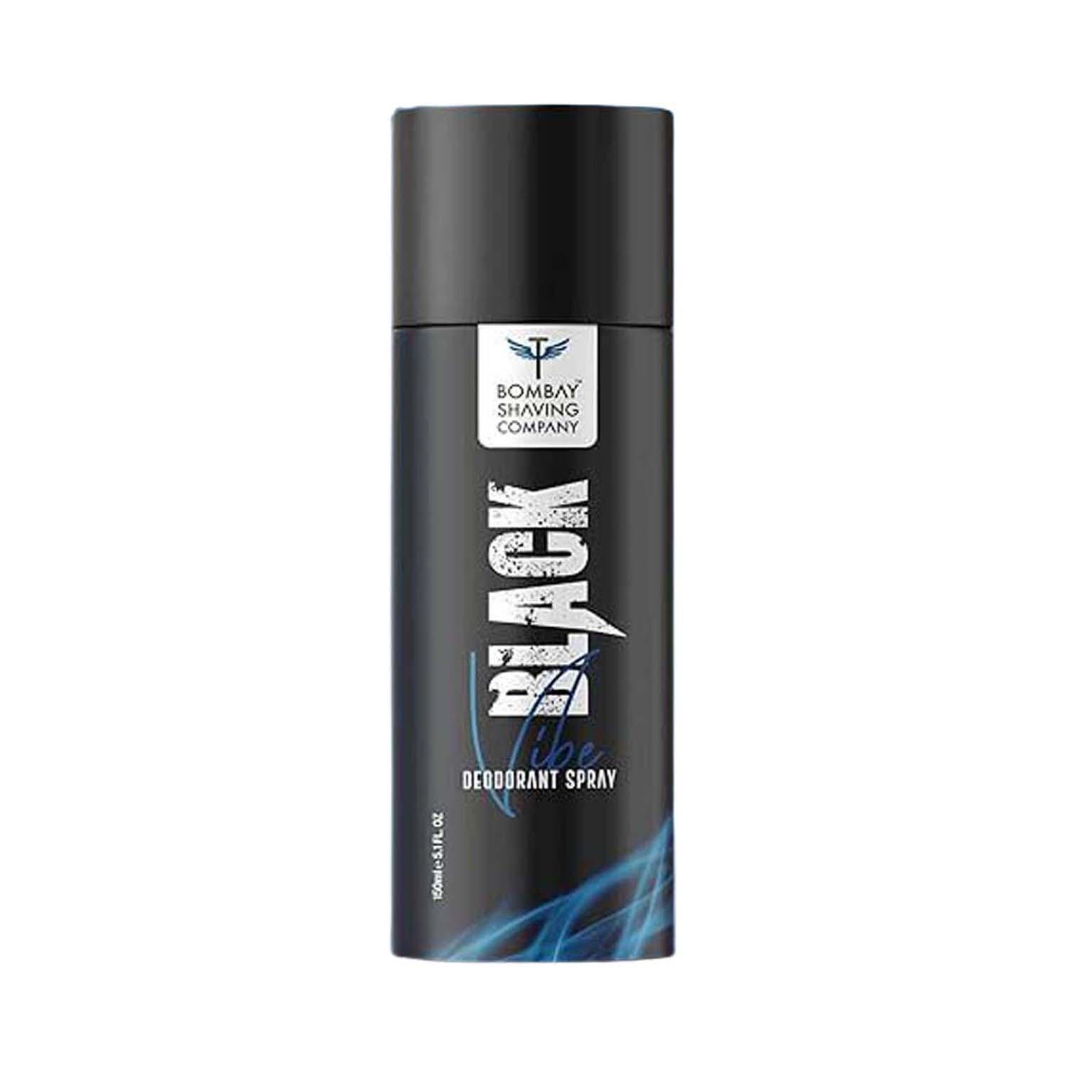 Bombay Shaving Company | Bombay Shaving Company Black Vibe Deodorant for Men Long Lasting Premium Fragrance Spray (150 ml)