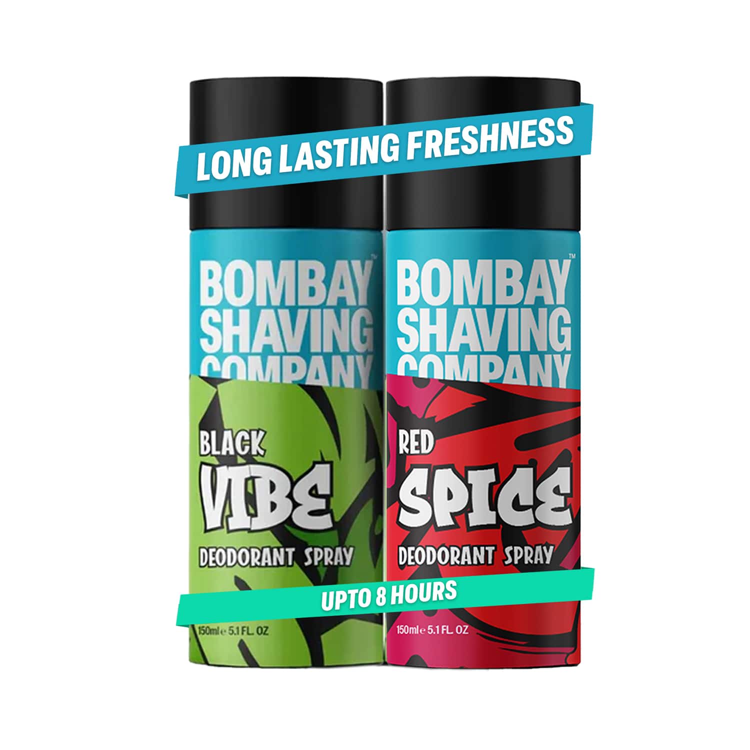 Bombay Shaving Company | Bombay Shaving Company Red Spice And Black Vibe Body Spray For Men Combo (2 Pcs)