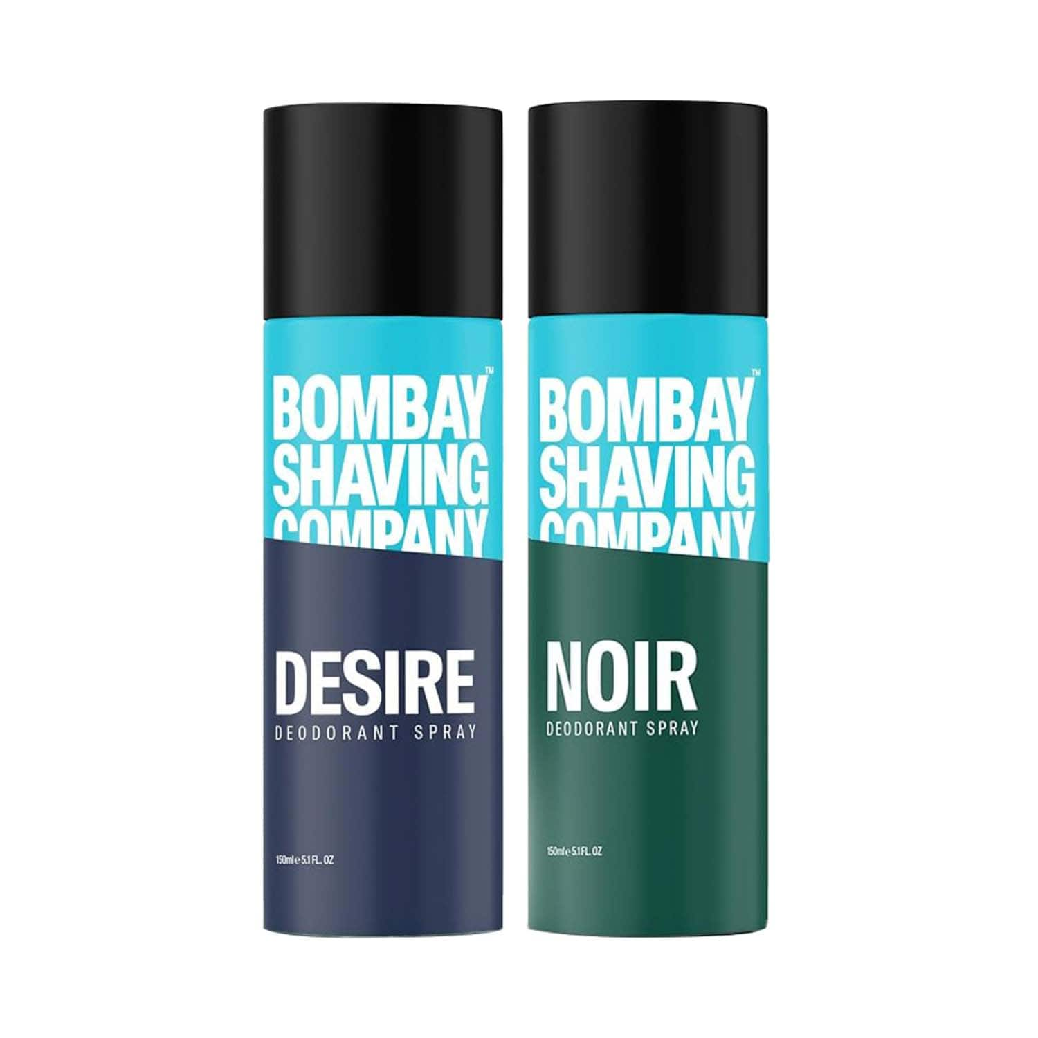 Bombay Shaving Company | Bombay Shaving Company Desire & Noir Combo Deodorant Spray For Men (Pack of 2)