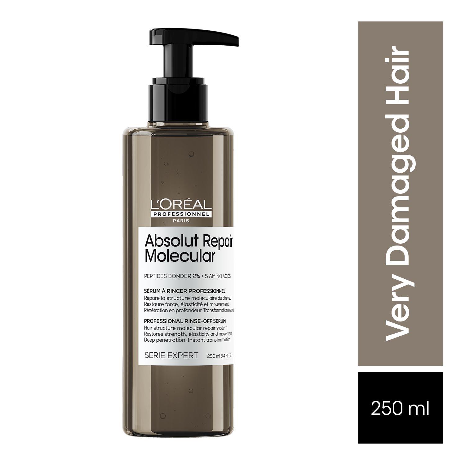 L'Oreal Professionnel | L'Oreal Professionnel Absolut Repair Molecular Deep Repairing Hair Rinse-off Serum for Damaged Hair (250 ml)