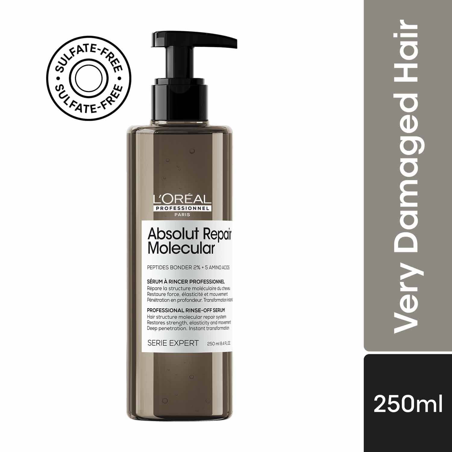 L'OREAL PROFESSIONNEL | L'OREAL PROFESSIONNEL Absolut Repair Molecular Deep Repair Rinse-Off Serum For Very Damaged Hair
