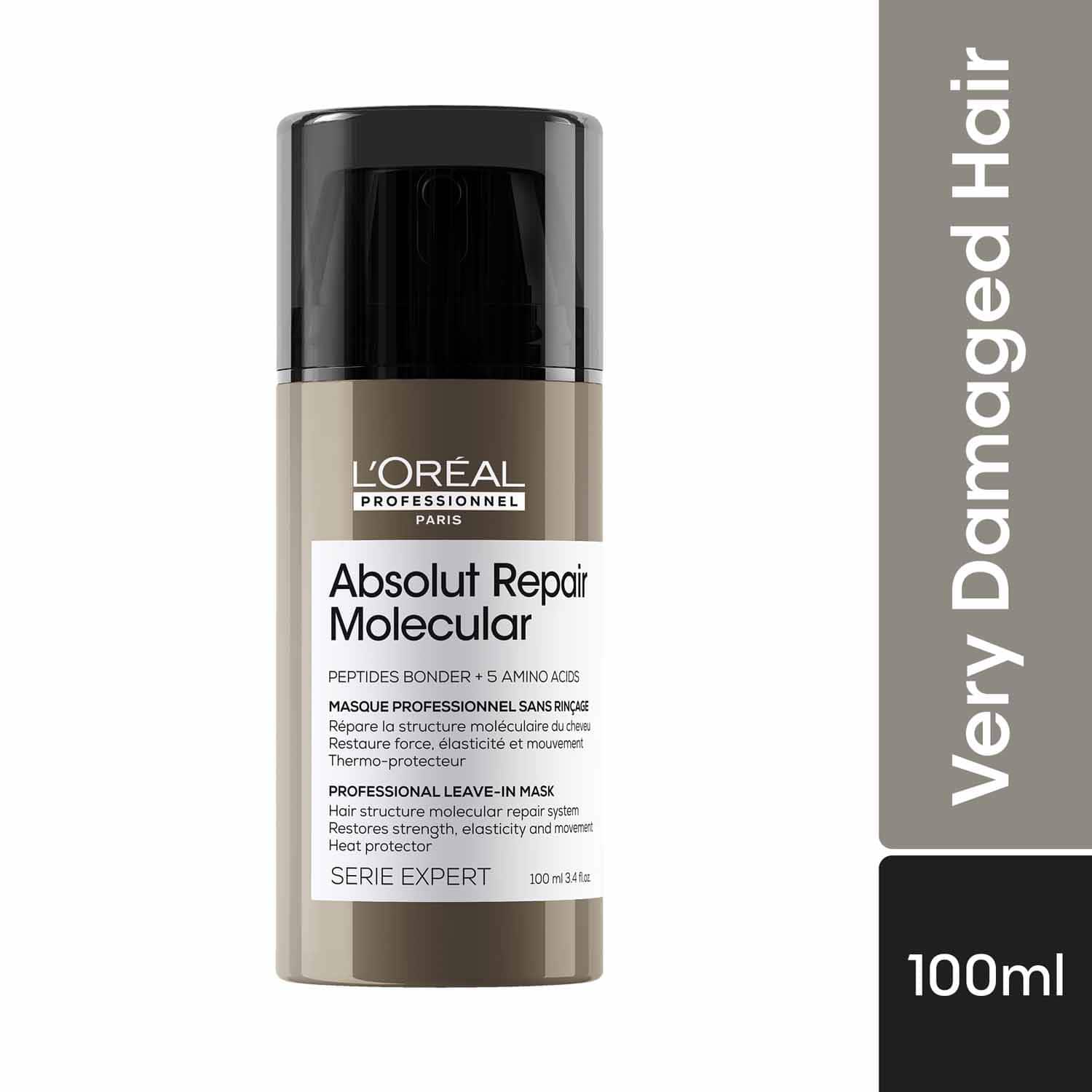 L'OREAL PROFESSIONNEL | L'OREAL PROFESSIONNEL Absolut Molecular Deep Repairing Leave-In Cream For Damaged Hair (100 ml)
