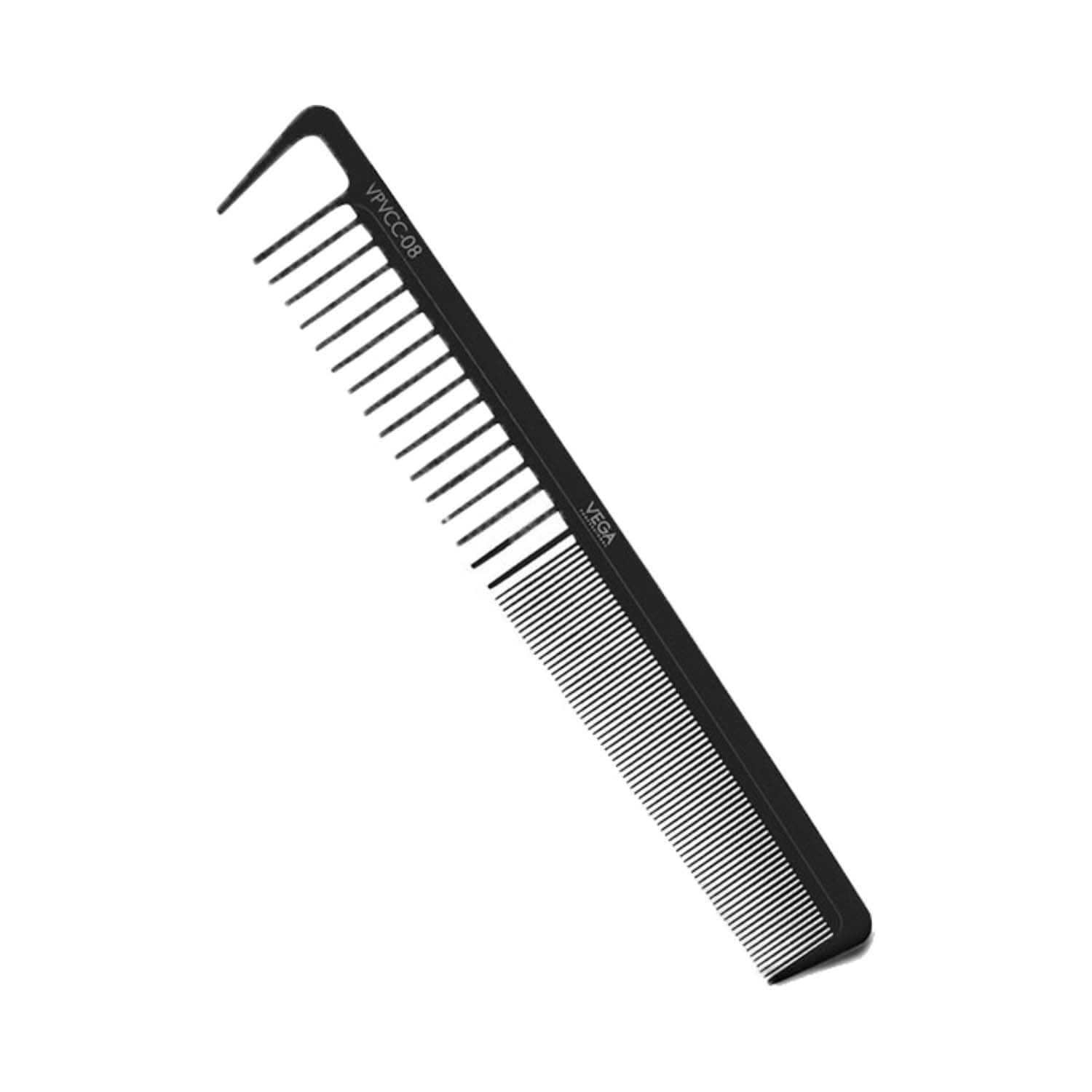 VEGA Professional | VEGA Professional Carbon Wide Cutting Comb VPVCC-08 - Black Line (18 g)