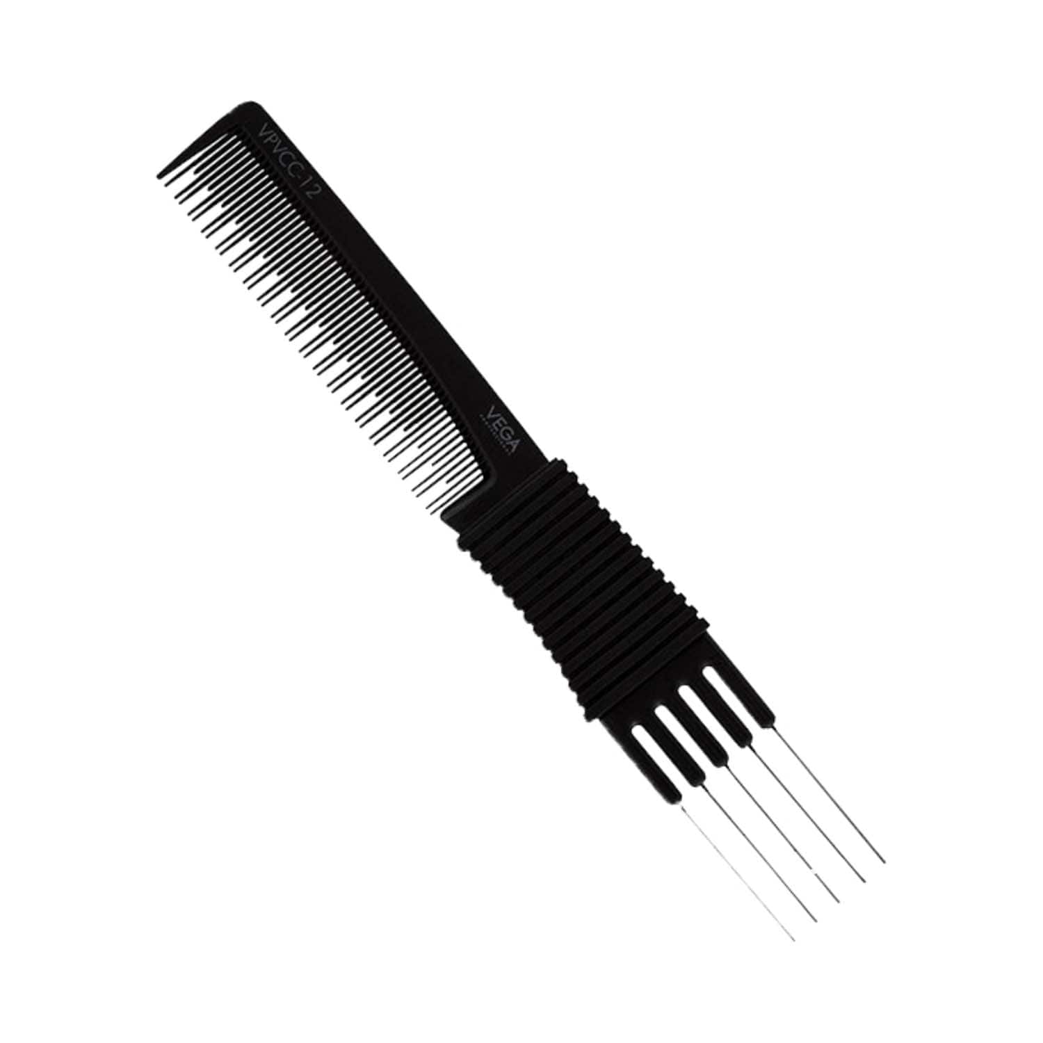 VEGA Professional | VEGA Professional Carbon Fork Comb VPVCC-12 - Black Line (20 g)