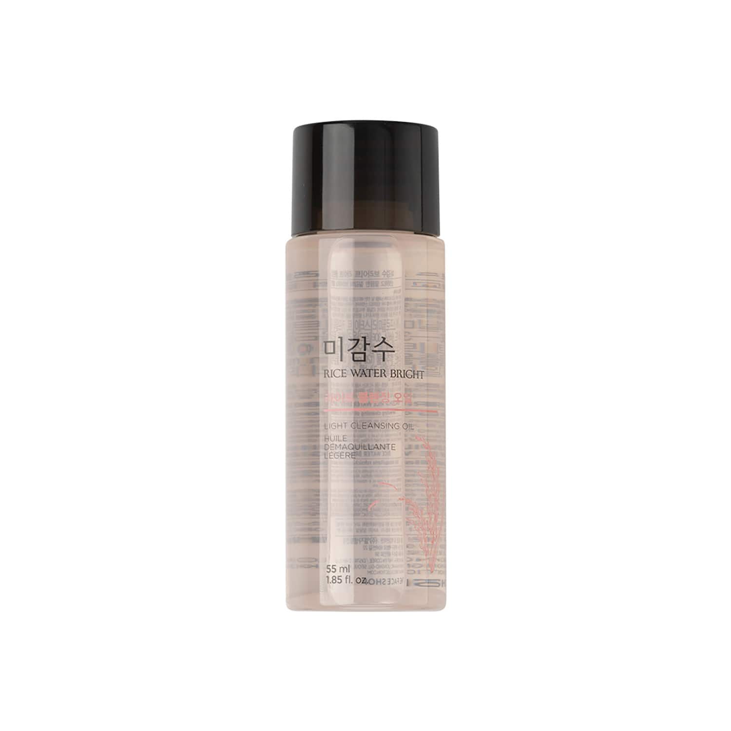 The Face Shop | The Face Shop Rice Water Bright Light Cleansing Oil - Korean Makeup Remover for heavy makeup (55ml)