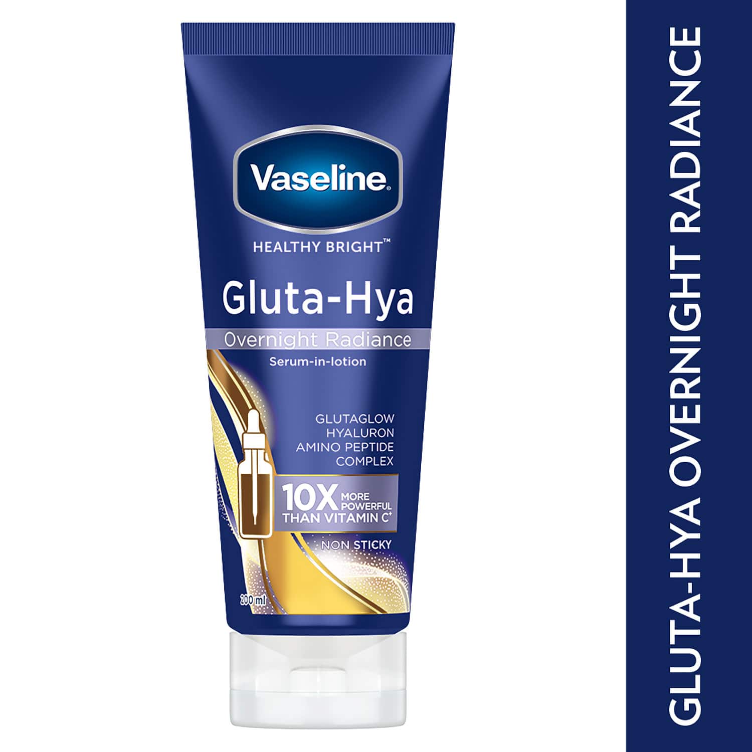Vaseline | Vaseline Gluta-Hya Overnight Radiance Serum-In-Lotion with Amino Peptide And Gluta Glow (200 ml)