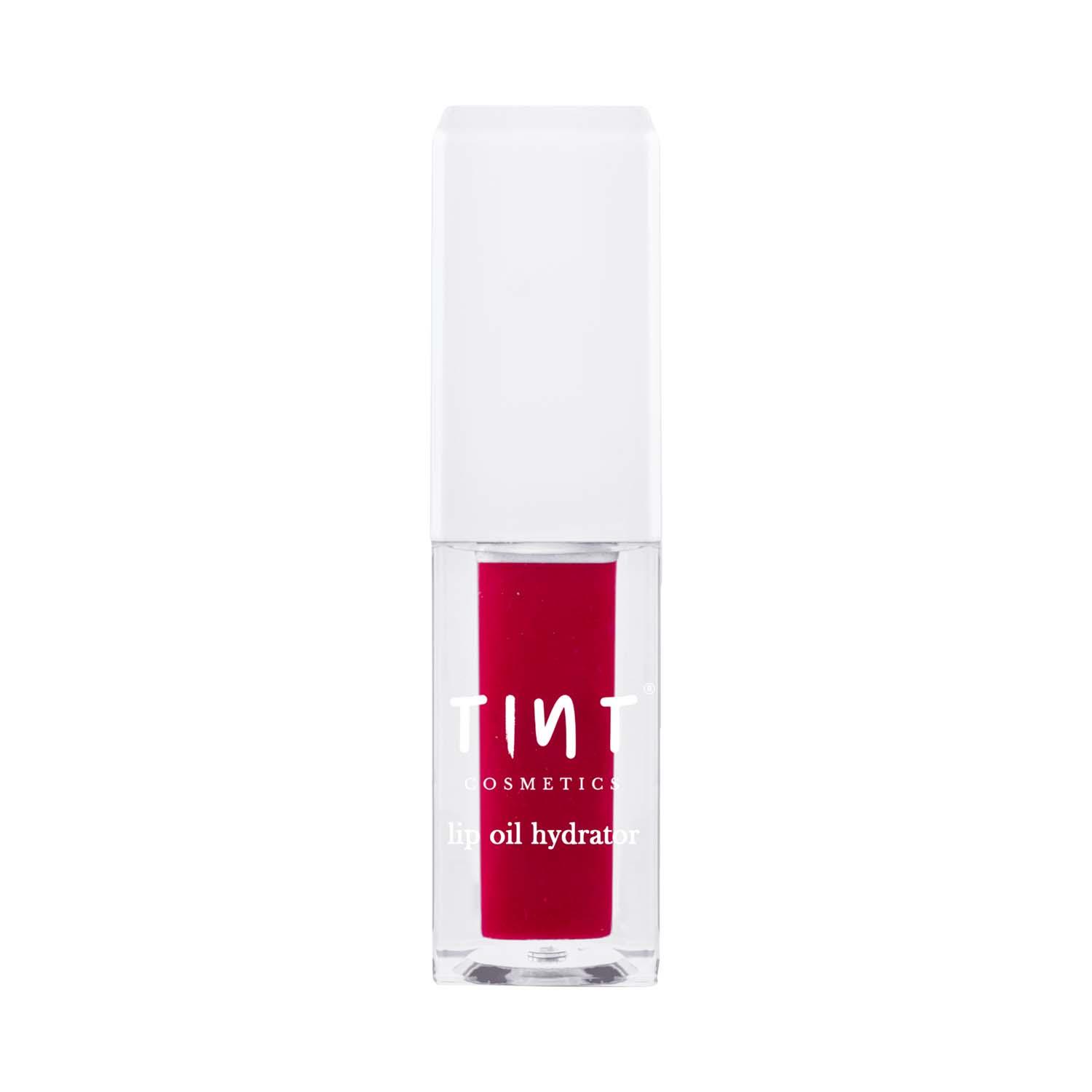 Tint Cosmetics | Tint Cosmetics Cherry Natural Lip Oil Moisturization for Girl & Women - Wine Red (6 ml)