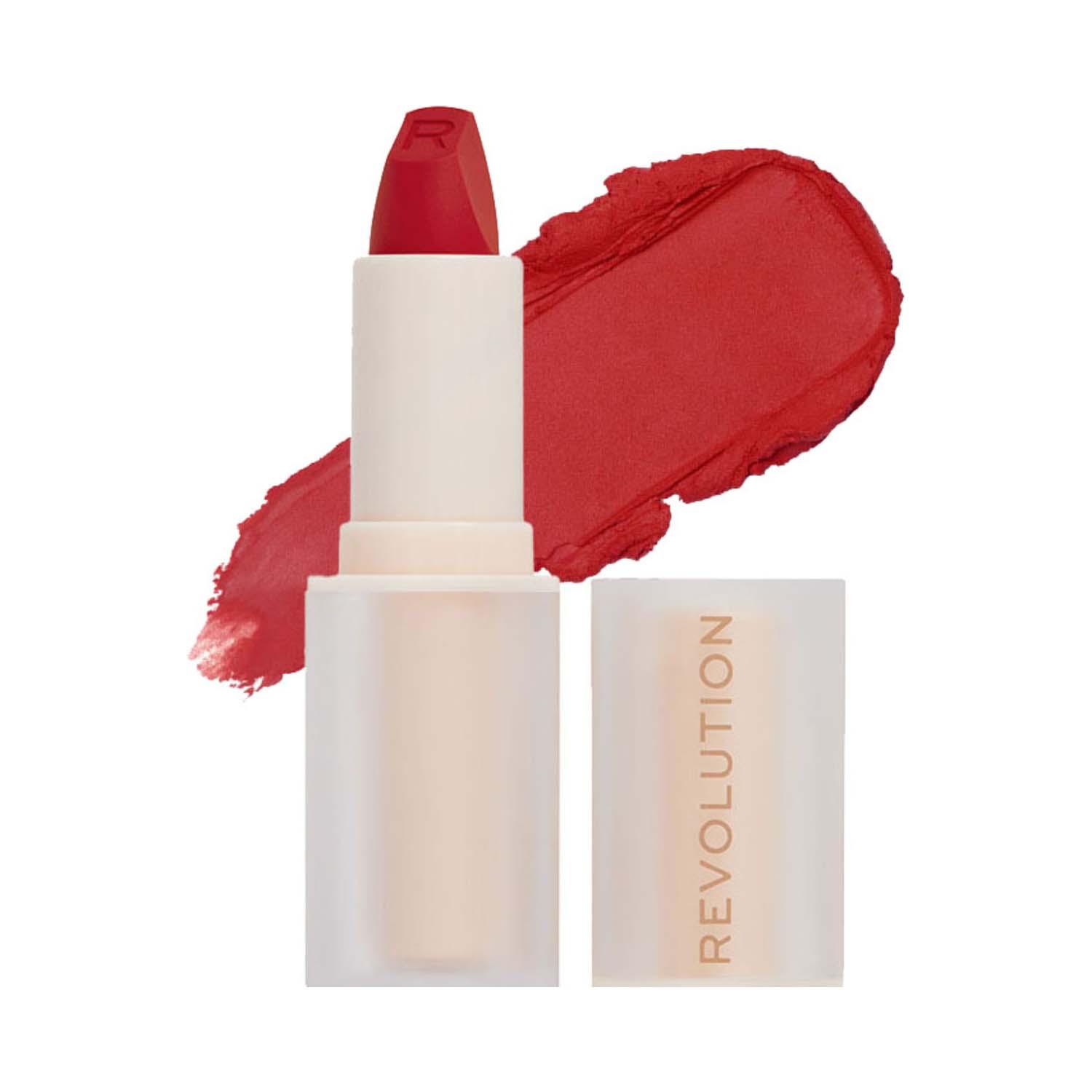 Makeup Revolution | Makeup Revolution Lip Allure Soft Satin Lipstick - Vibe Red (3.2 g)