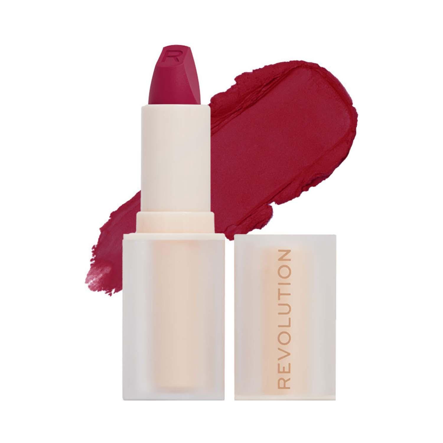 Makeup Revolution | Makeup Revolution Lip Allure Soft Satin Lipstick - Material Girl Wine (3.2 g)