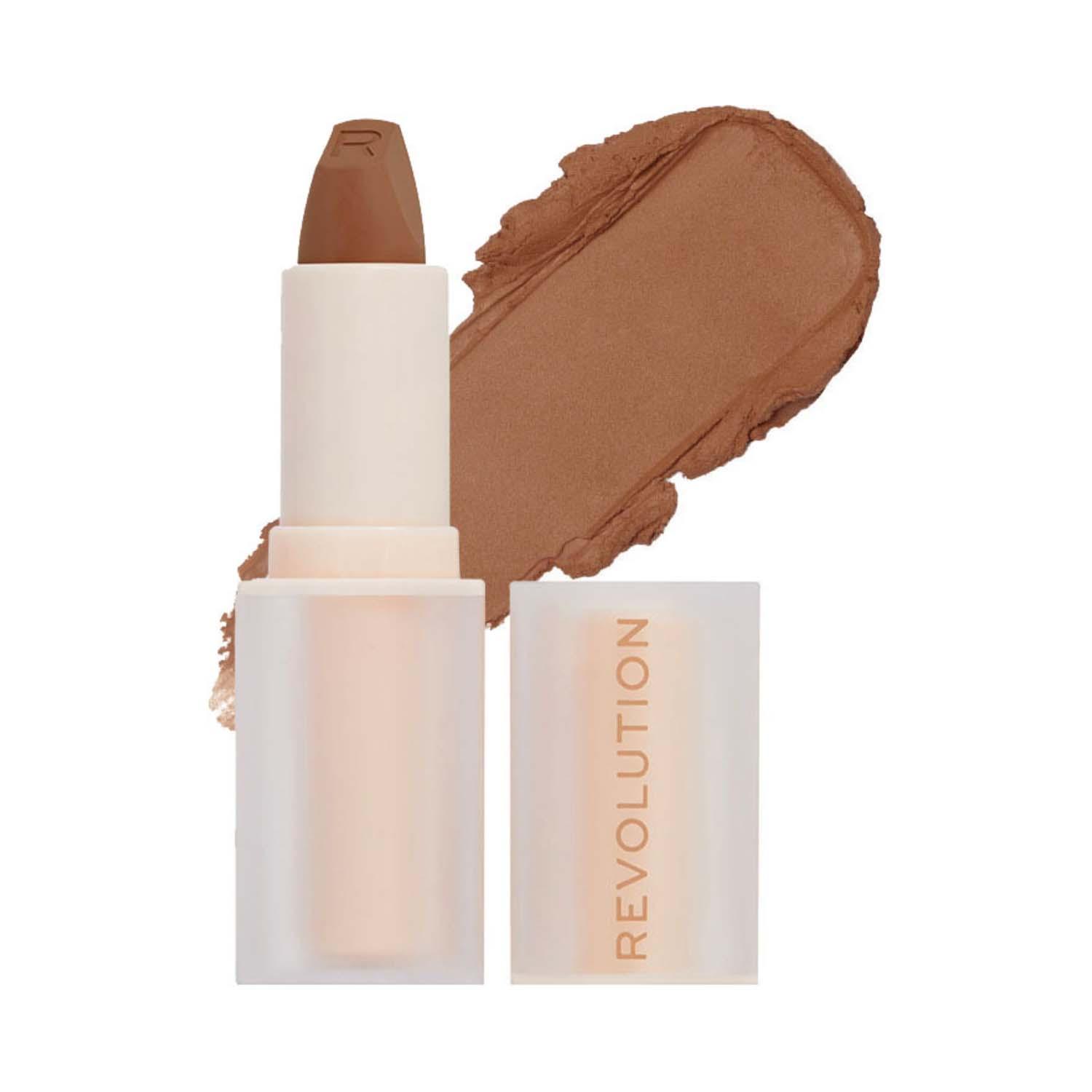 Makeup Revolution | Makeup Revolution Lip Allure Soft Satin Lipstick - Divine Brown (3.2 g)
