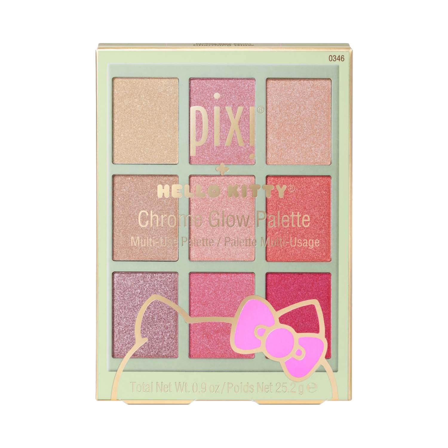 PIXI | PIXI Hello Kitty Chrome Glow Palette - Charming Glow (25.2 g)
