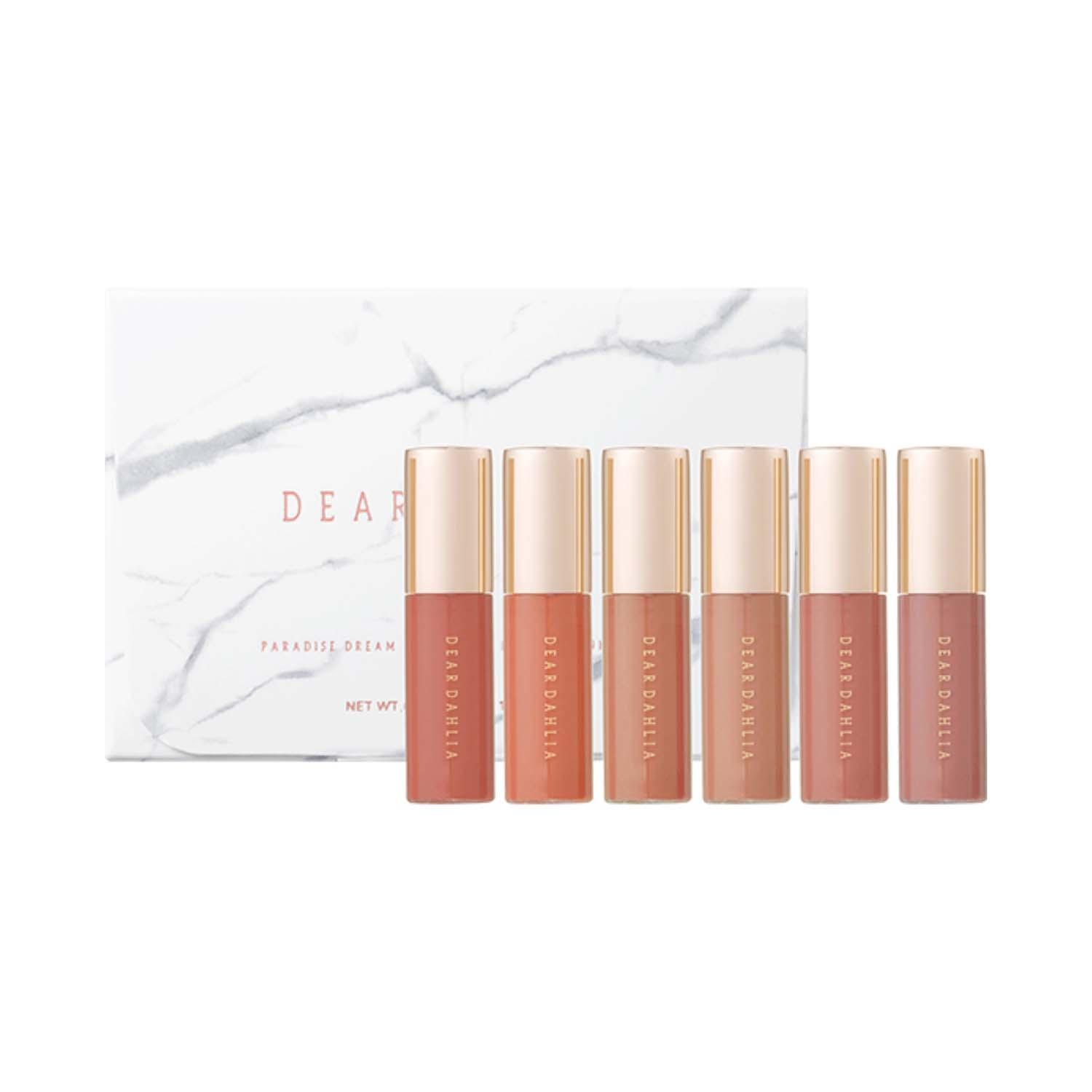Dear Dahlia | Dear Dahlia Paradise Dream Velvet Lip Mousse Mini - Teddy Bare Collection (6 pcs)