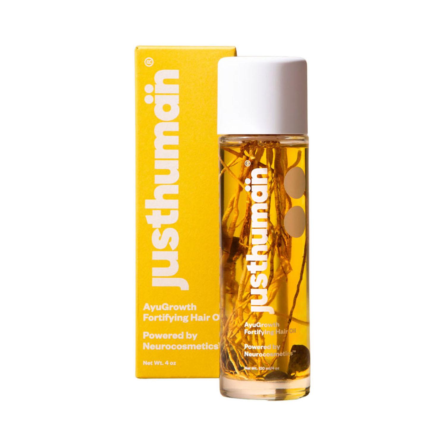 Justhuman | Justhuman Ayugrowth fortifying Hair Oil (120 ml)