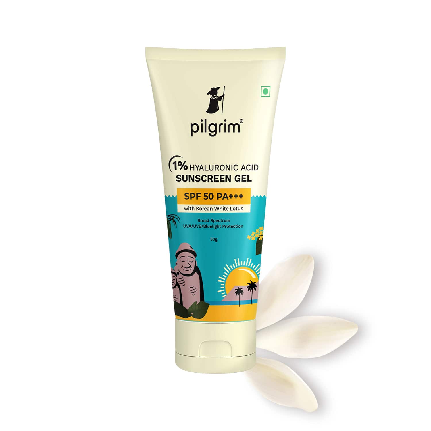 Pilgrim | Pilgrim 1% Hyaluronic Acid Sunscreen Gel SPF 50 PA+++ (50 g)