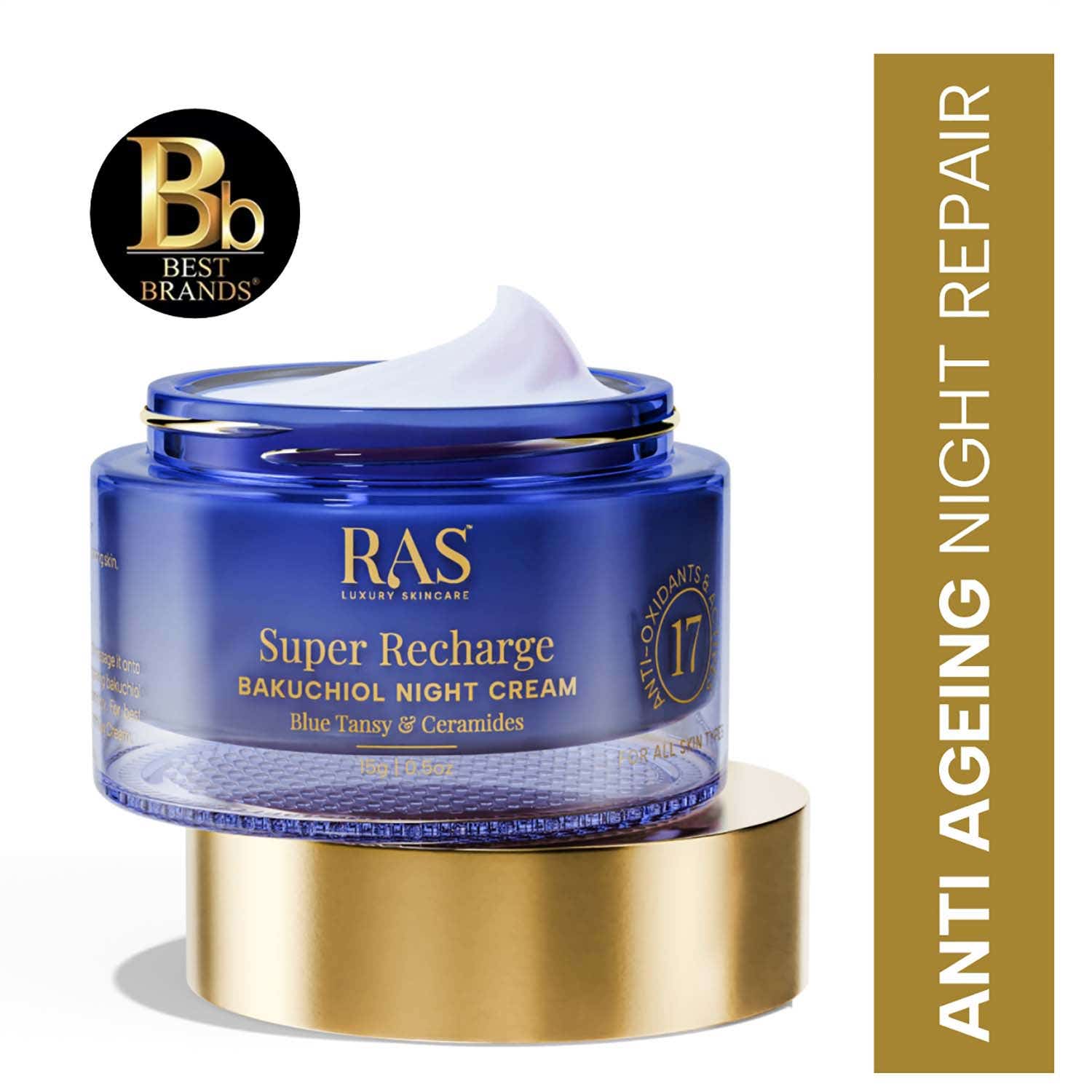 RAS Luxury Oils | RAS Luxury Oils Super Recharge Bakuchiol Night Cream (15 g)