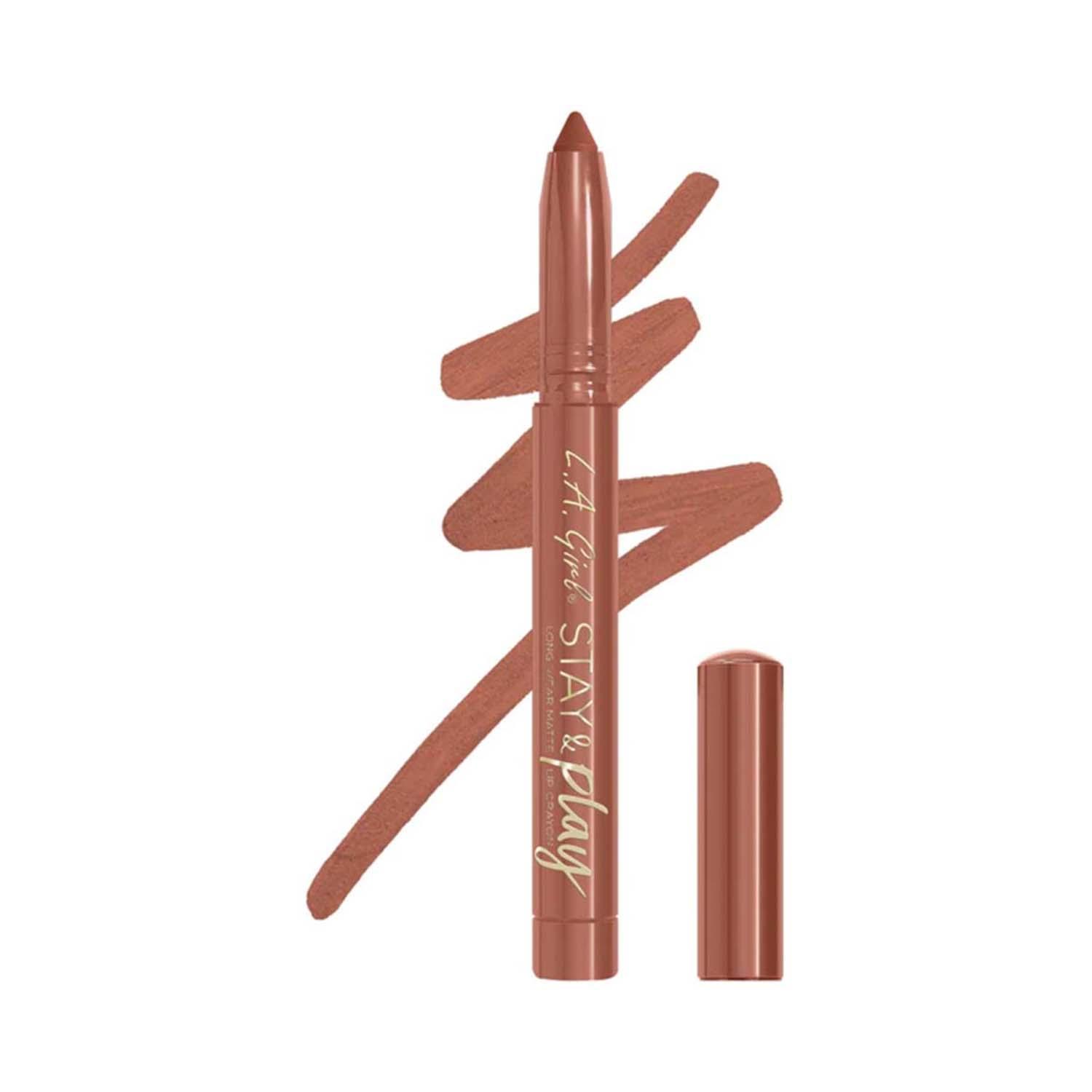 L.A. Girl | L.A. Girl Stay and Play Matte Lip Crayon - For Keeps (1.4 g)