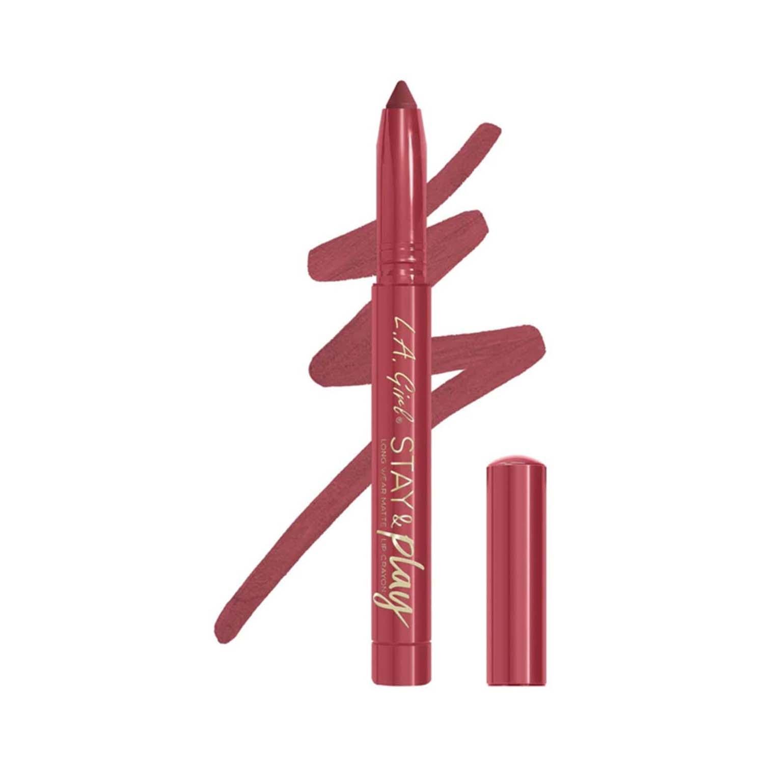 L.A. Girl | L.A. Girl Stay and Play Matte Lip Crayon - Promises (1.4 g)