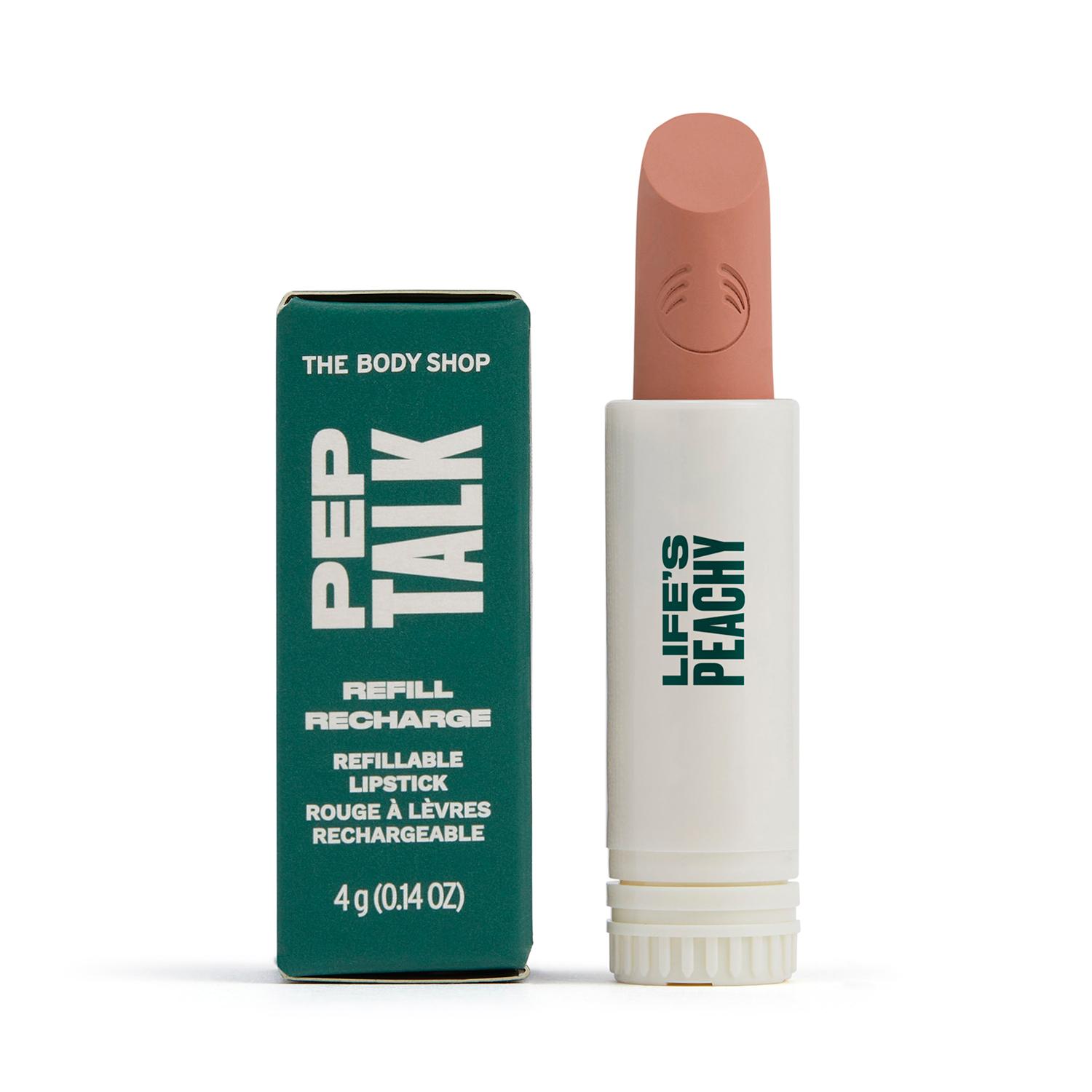The Body Shop | The Body Shop Peptalk Lipstick Bullet Refill - Life's Peachy (4 g)