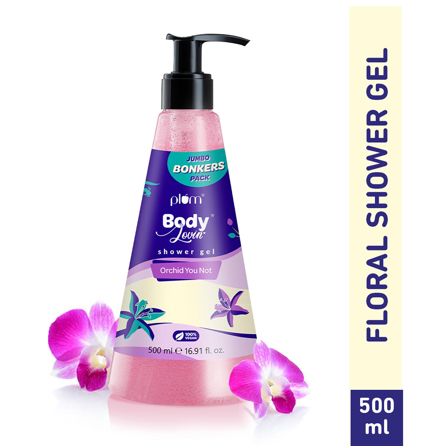 Plum | Plum BodyLovin' Orchid-You-Not Shower Gel SLS-Free Body Wash For Women Long Lasting Floral Fragrance