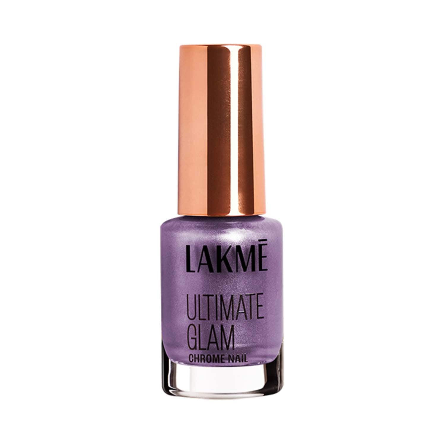 Lakme | Lakme Ultimate Glam Chrome Nail Polish - Magenta (6 ml)