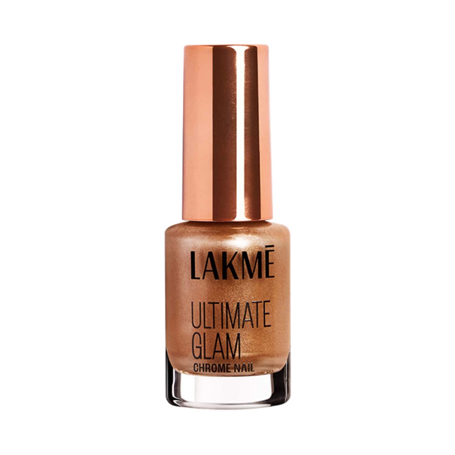 Lakme | Lakme Ultimate Glam Chrome Nail Polish - Bronze (6 ml)
