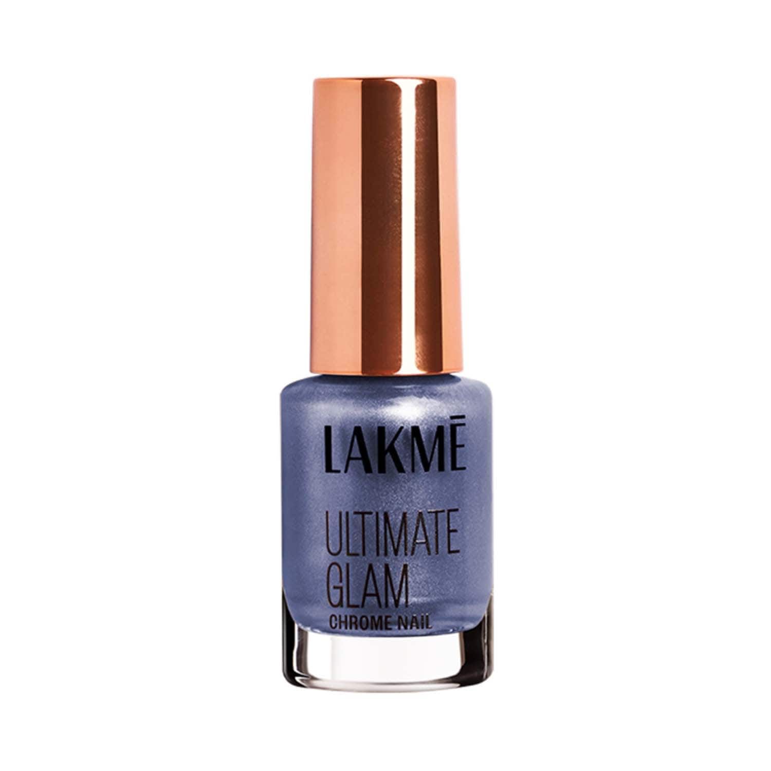 Lakme | Lakme Ultimate Glam Chrome Nail Polish - Blue (6 ml)