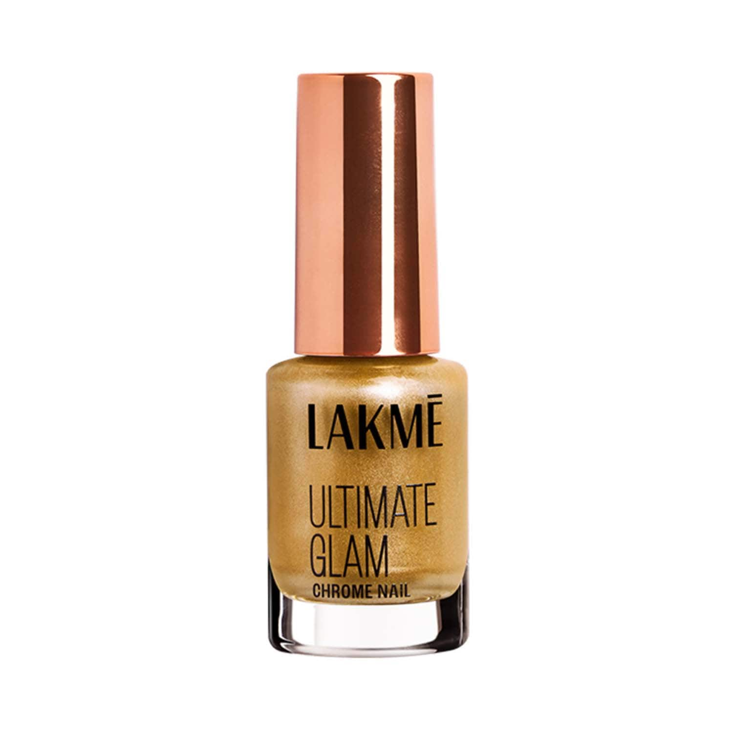 Lakme | Lakme Ultimate Glam Chrome Nail Polish - Gold (6 ml)