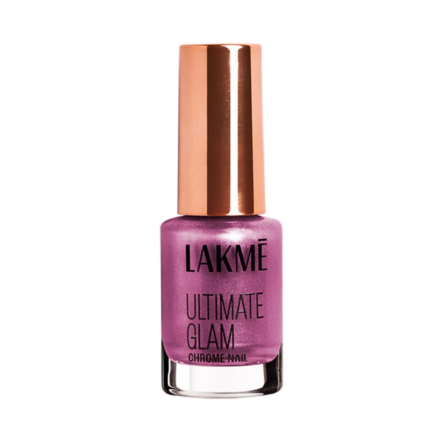 Lakme | Lakme Ultimate Glam Chrome Nail Polish - Pink (6 ml)