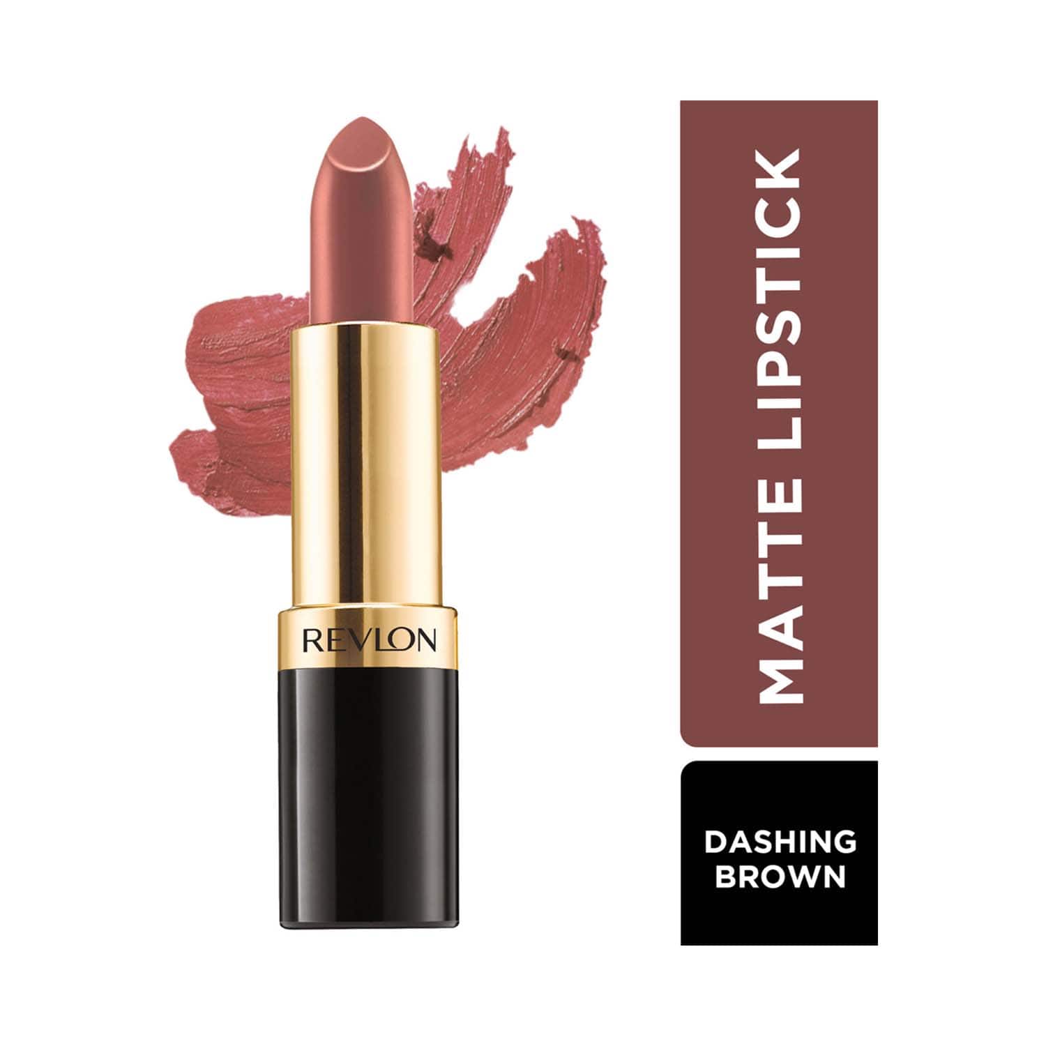 Revlon | Revlon Super Lustrous Bold Matte Lipstick - Dashing Brown (4.2 g)