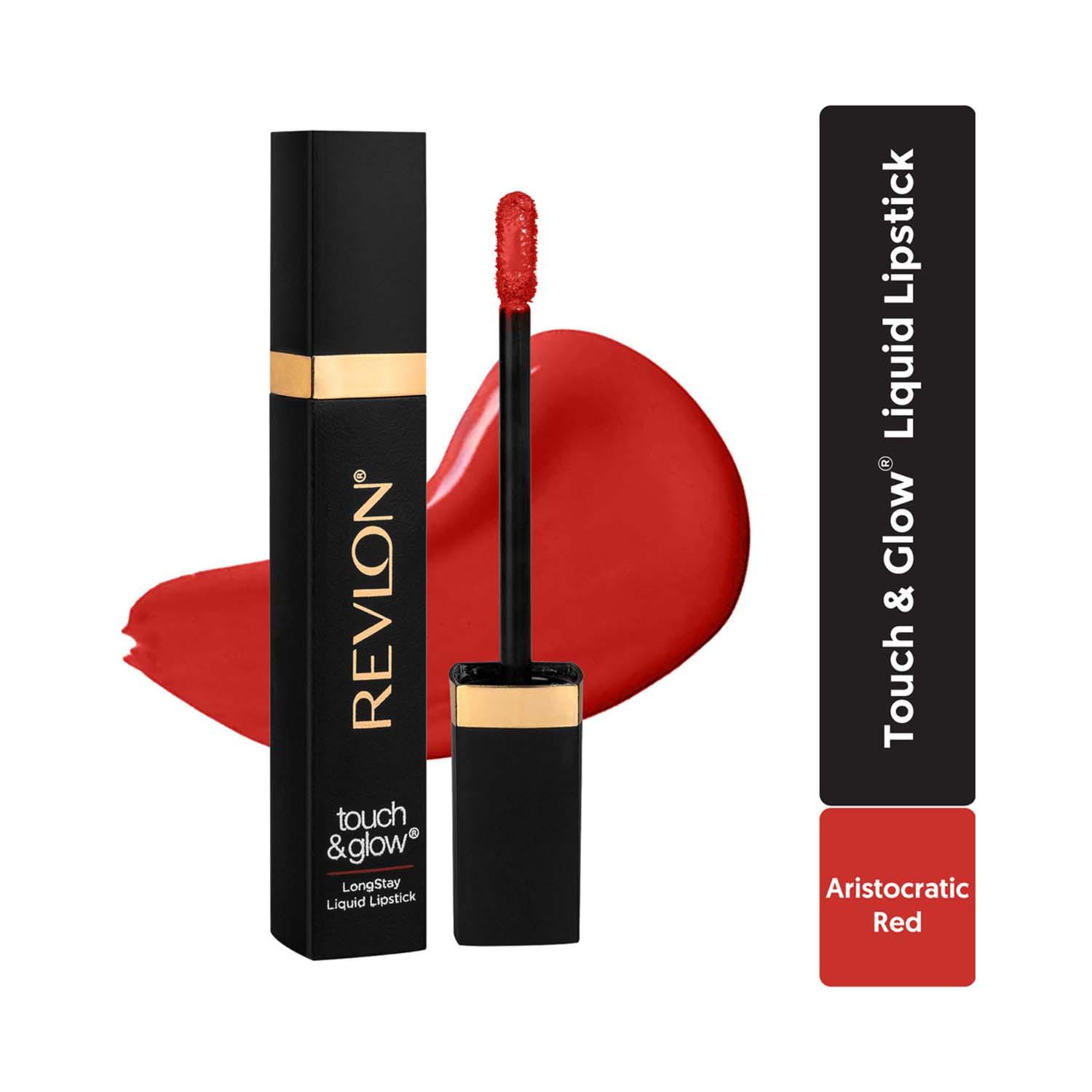 Revlon | Revlon Touch & Glow Everyday Matte Liquid Lipstick - Aristocratic Red (5 ml)