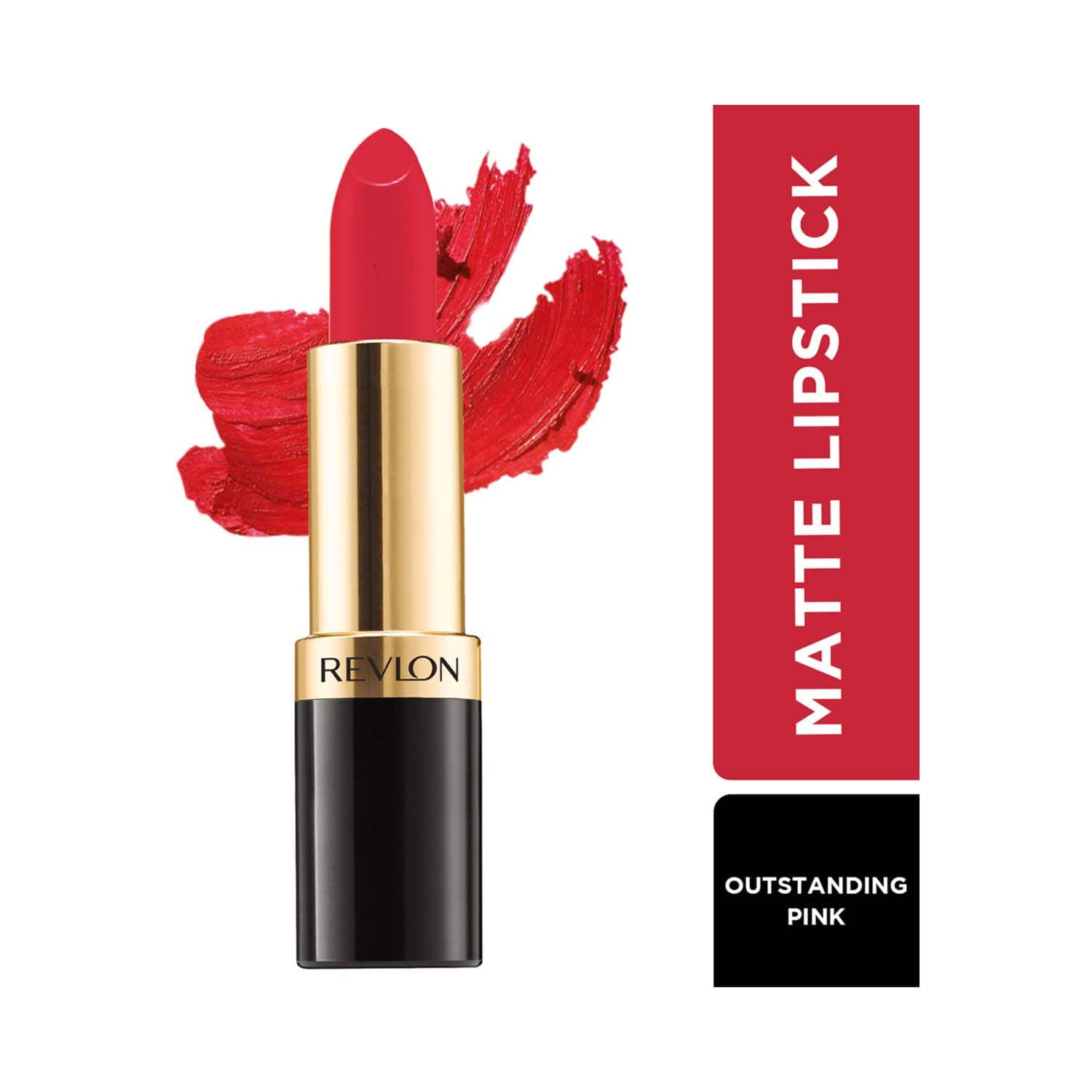 Revlon | Revlon Super Lustrous Bold Matte Lipstick - Outstanding Pink (4.2 g)