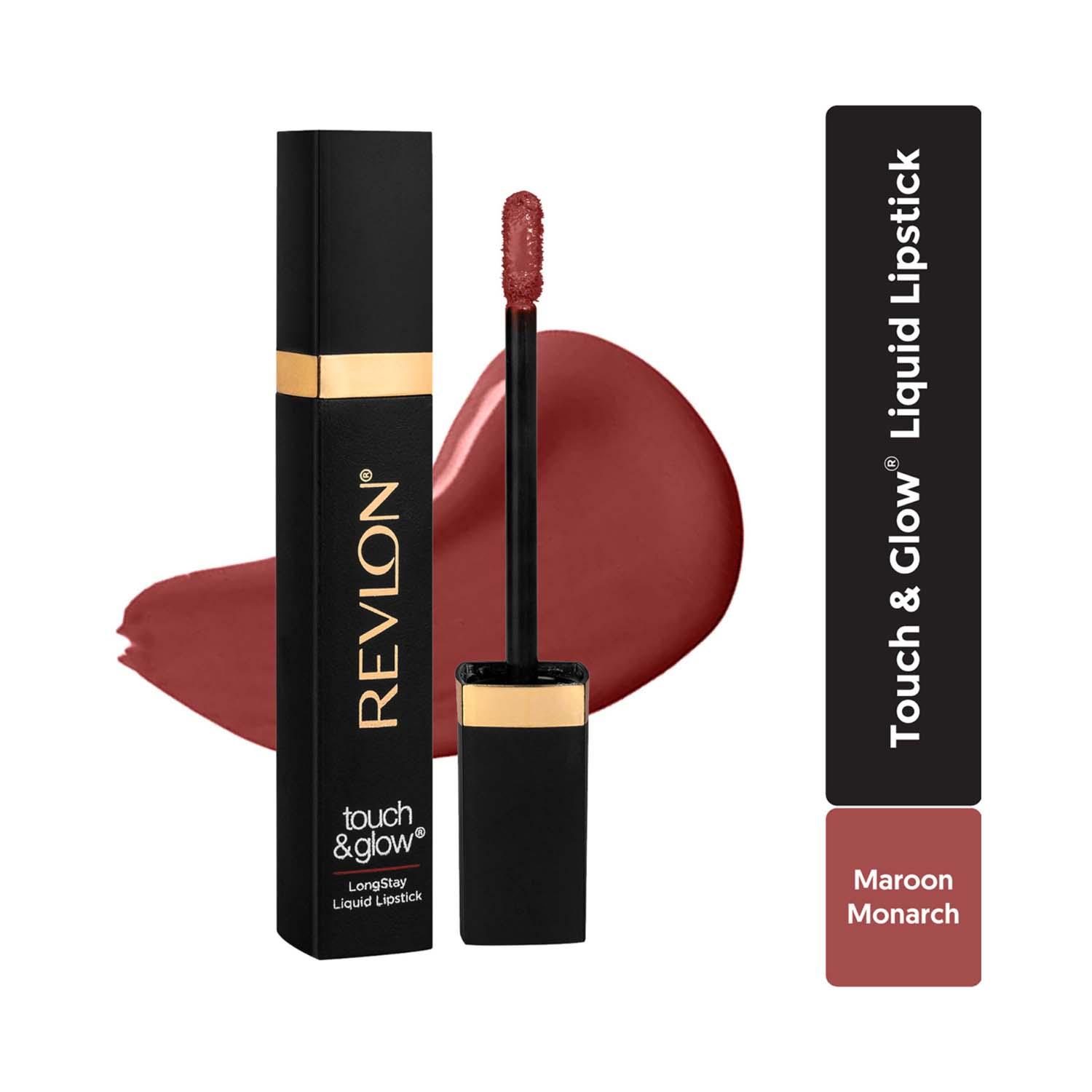 Revlon | Revlon Touch & Glow Everyday Matte Liquid Lipstick - Maroon Monarch (5 ml)