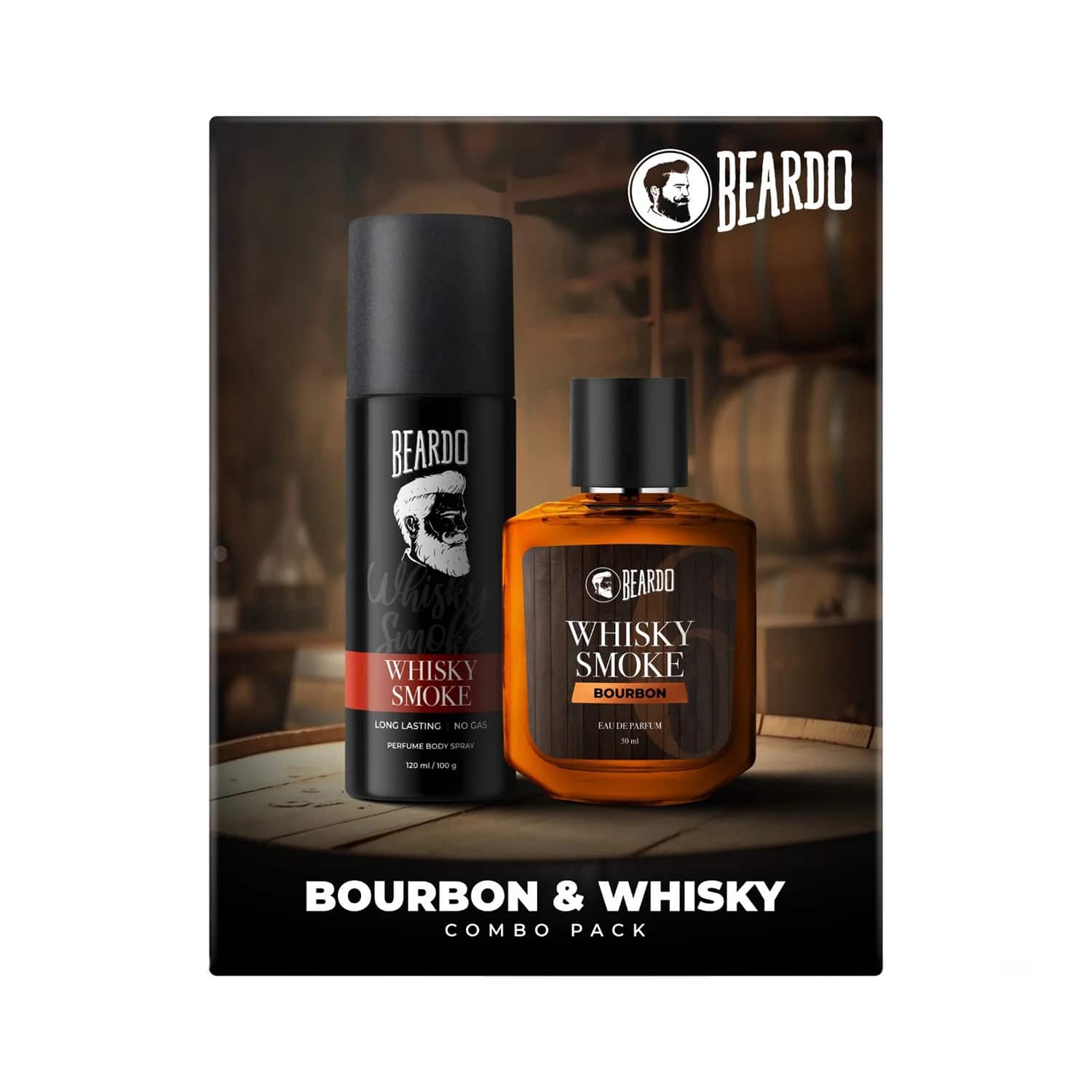 Beardo | Beardo Whisky Smoke Body Spray And Bourbon Eau De Parfum Set - (2 pcs)