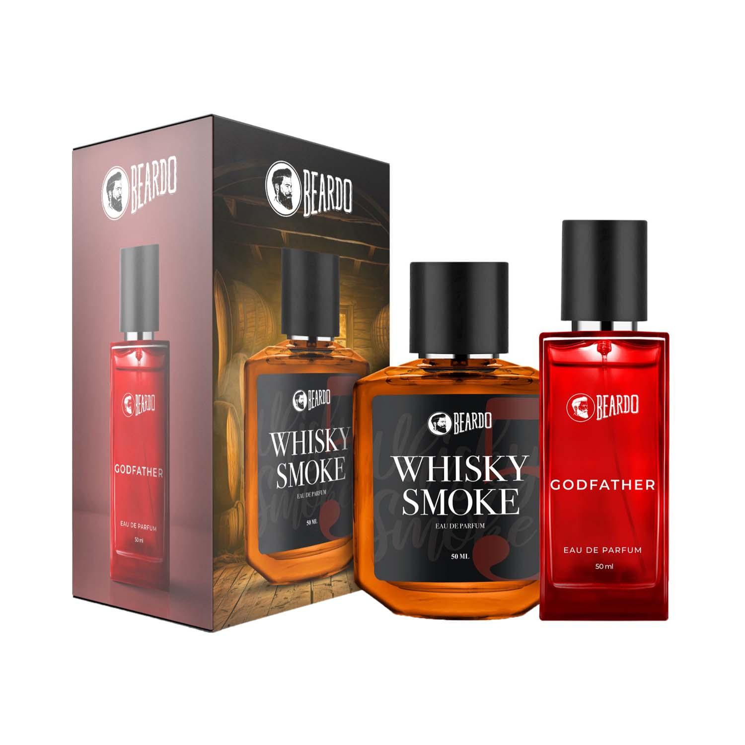 Beardo | Beardo Whiskey Smoke And Godfather Eau De Parfum Set - (50 ml Each) (2 pcs)