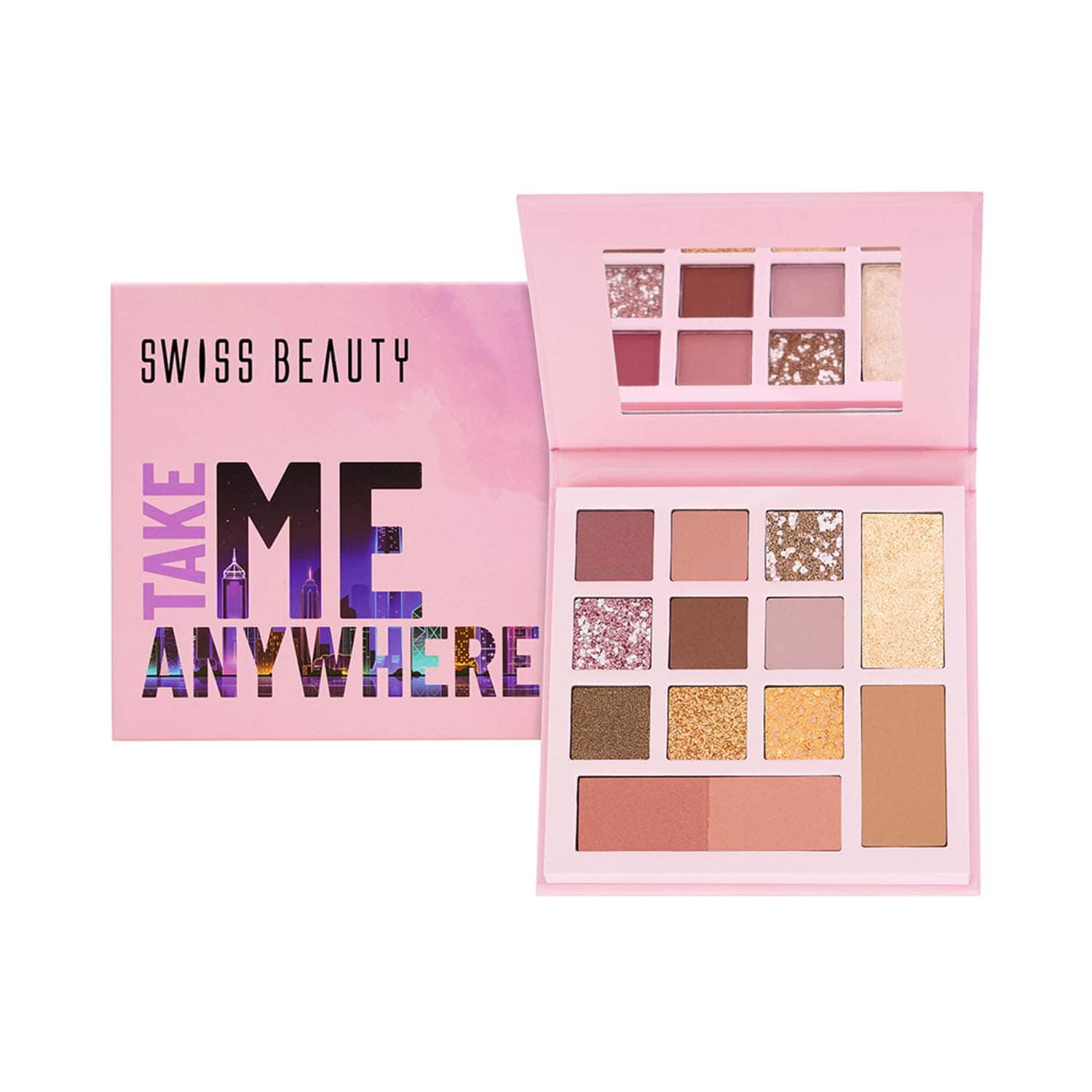 Swiss Beauty | Swiss Beauty Take Me Anywhere Face & Eye Palette - Travel Time (12 g)