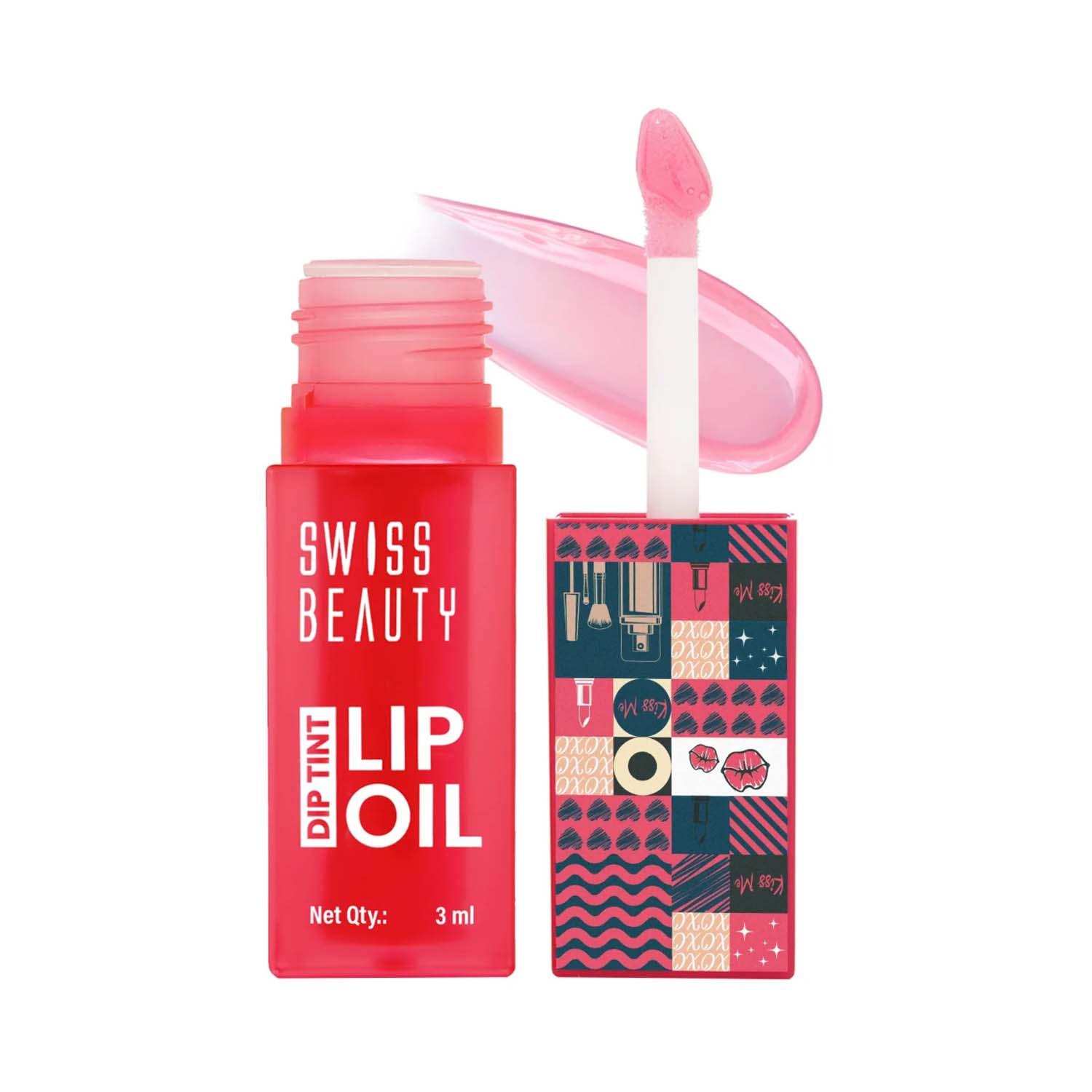 Swiss Beauty | Swiss Beauty Dip Tint Lip Oil - Dragon Fruit (5 ml)