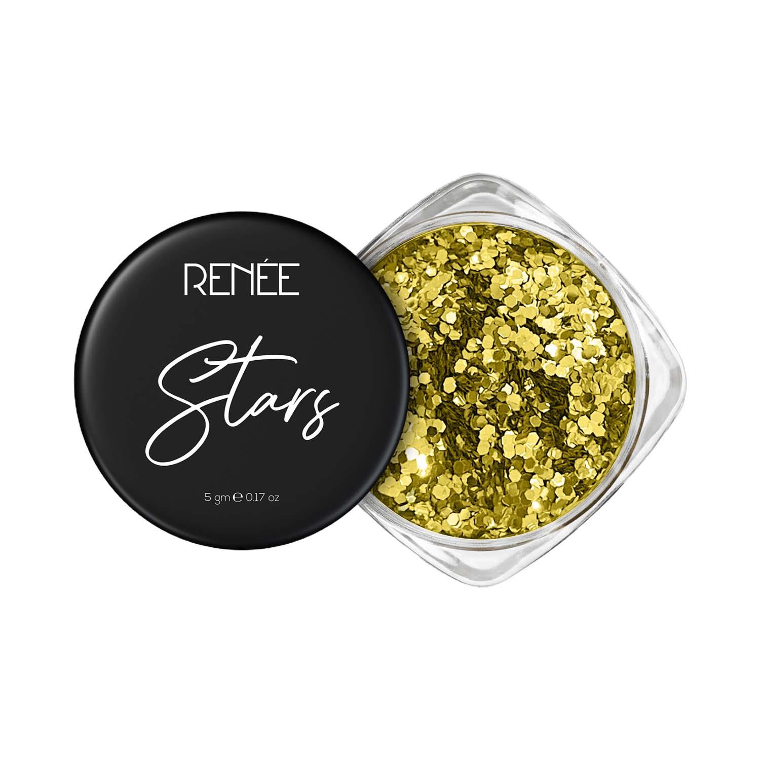 RENEE | Renee Cosmetics Stars Face & Body Glitter - Gold (5 g)