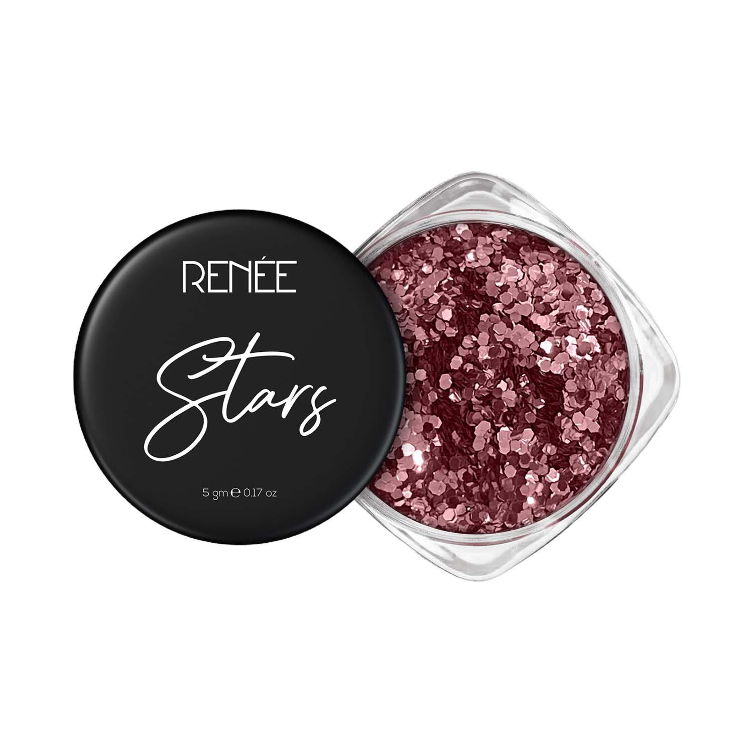 RENEE | Renee Cosmetics Stars Face & Body Glitter - Rose Gold (5 g)