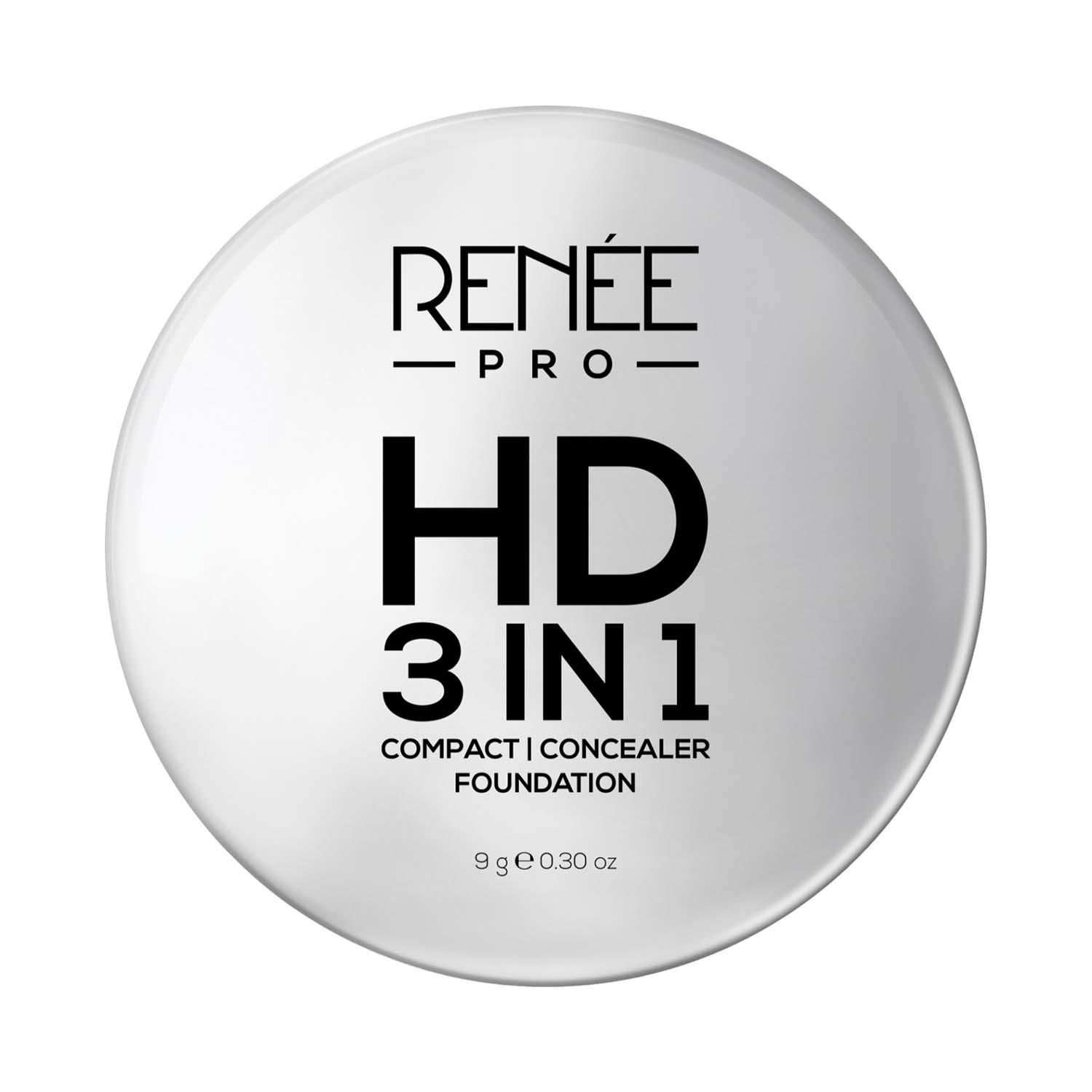 RENEE | Renee Cosmetics Pro HD 3-In-1 Compact With SPF 20 - Amande (9 g)