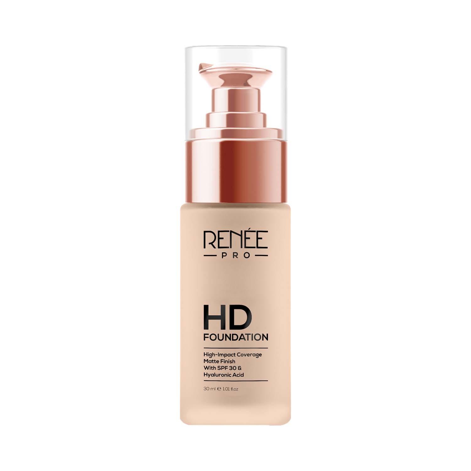 RENEE | Renee Cosmetics Pro HD Foundation With SPF 30 - Oak (30 ml)